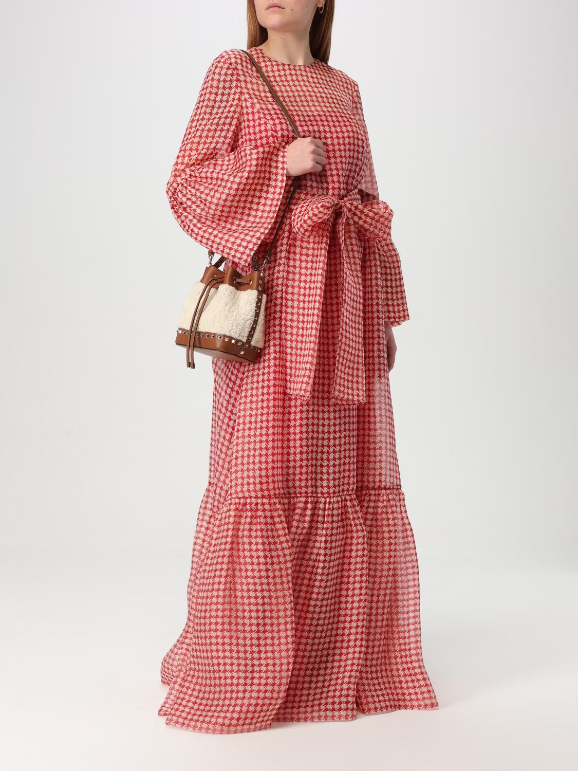 Rockstud Shearling Bucket Bag