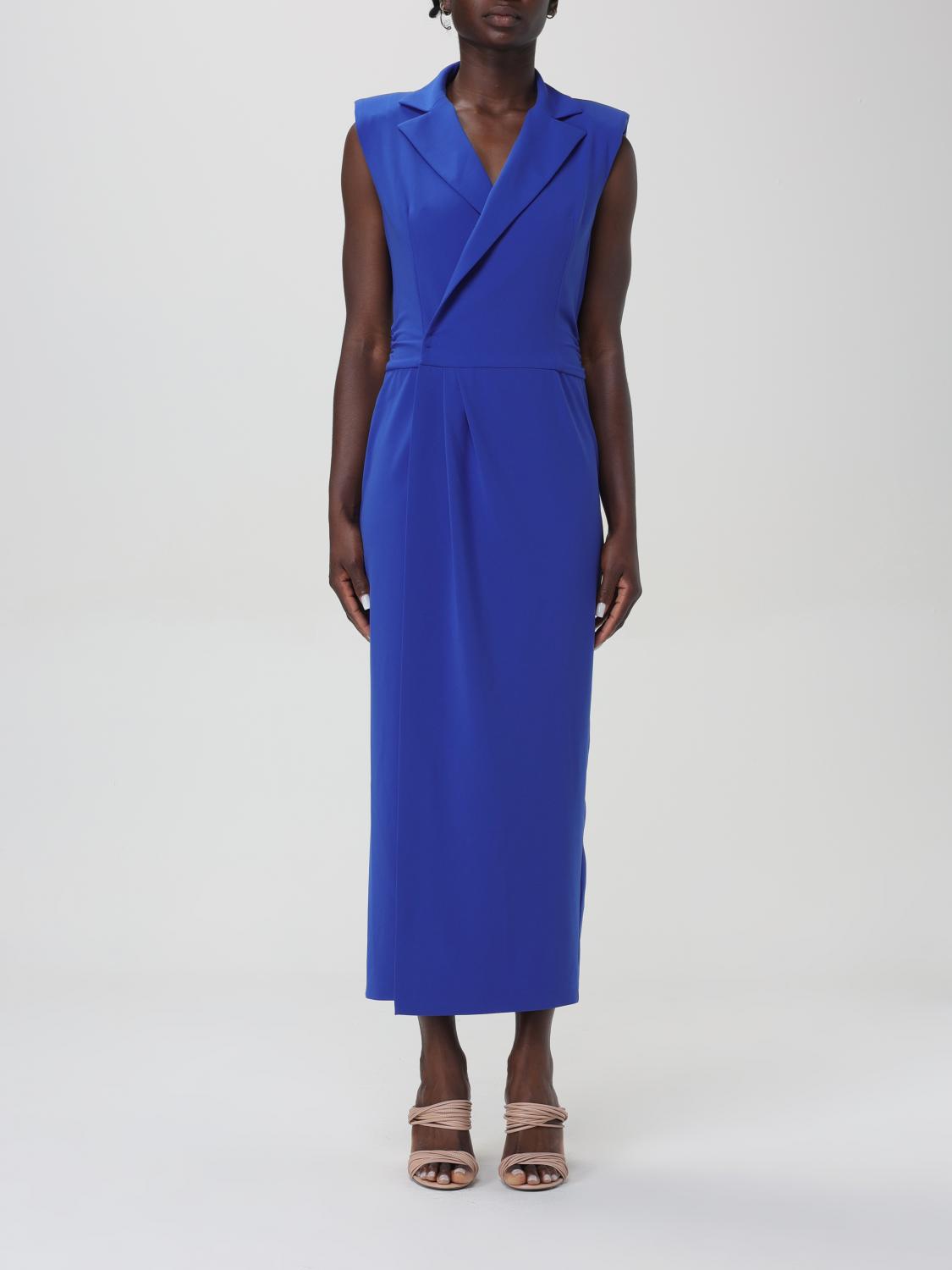 Crepe Midi Wrap Dress