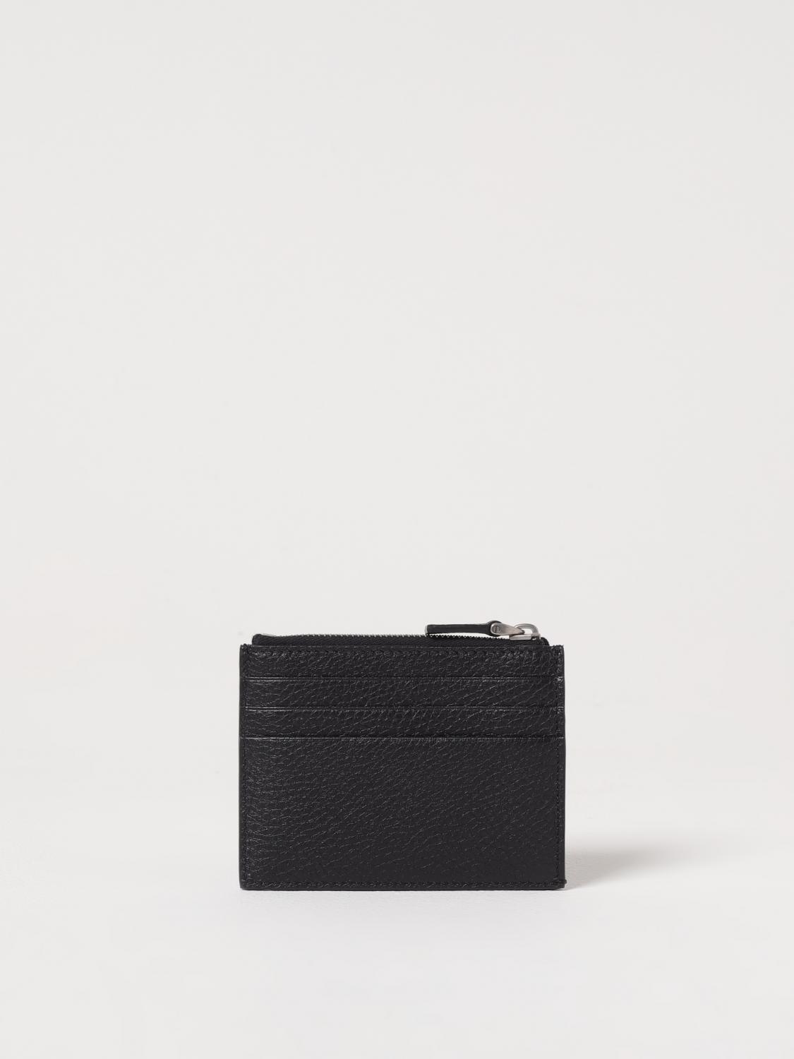 Studded ZipAround Leather Wallet