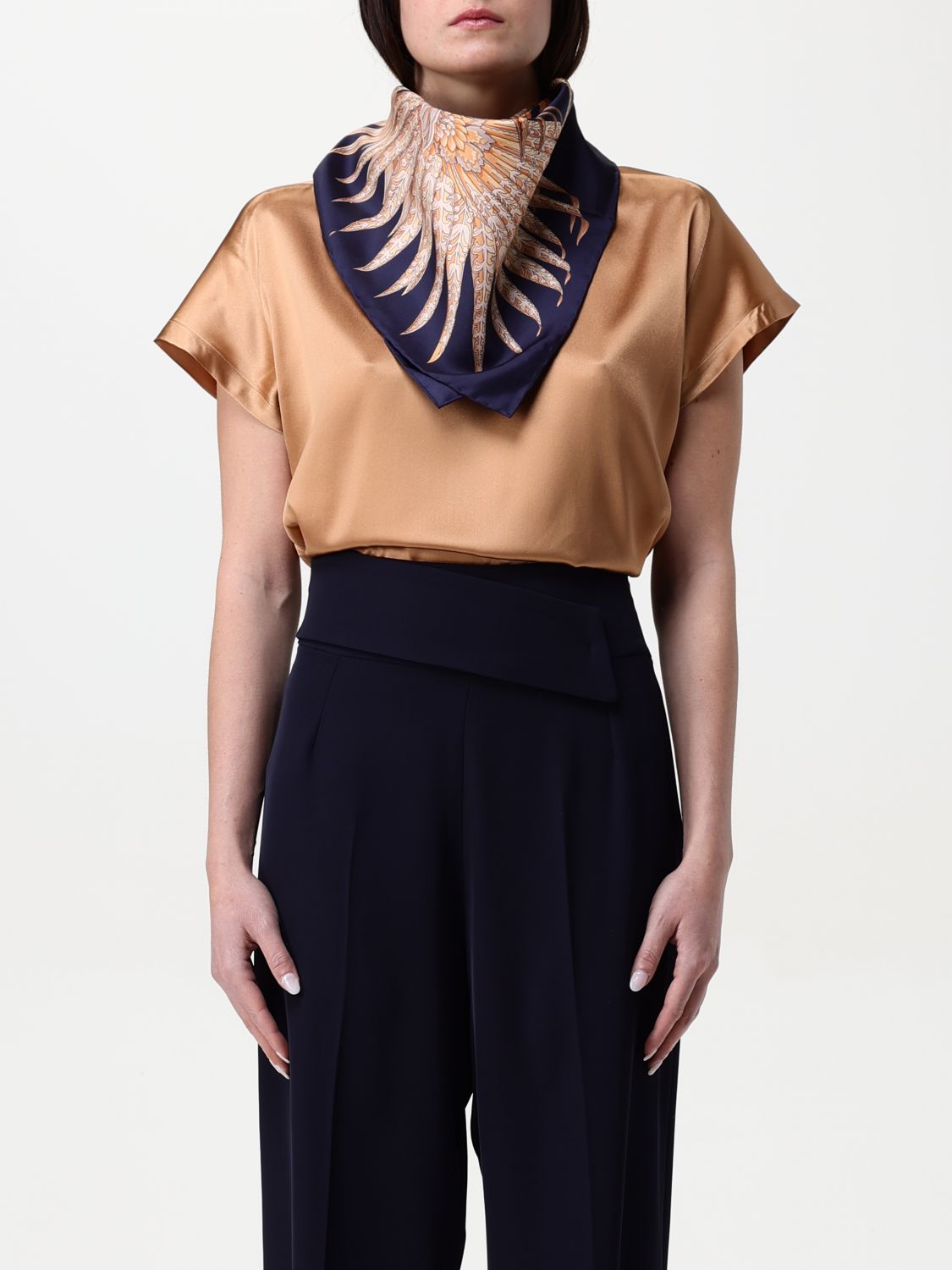 Silk Leopard Print Scarf