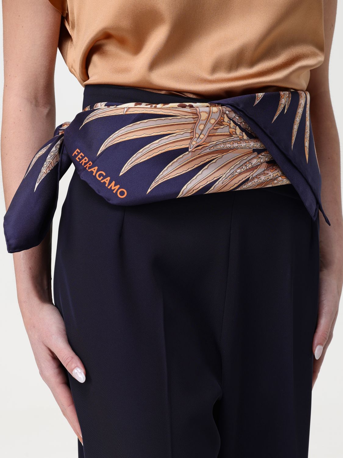 Silk Leopard Print Scarf