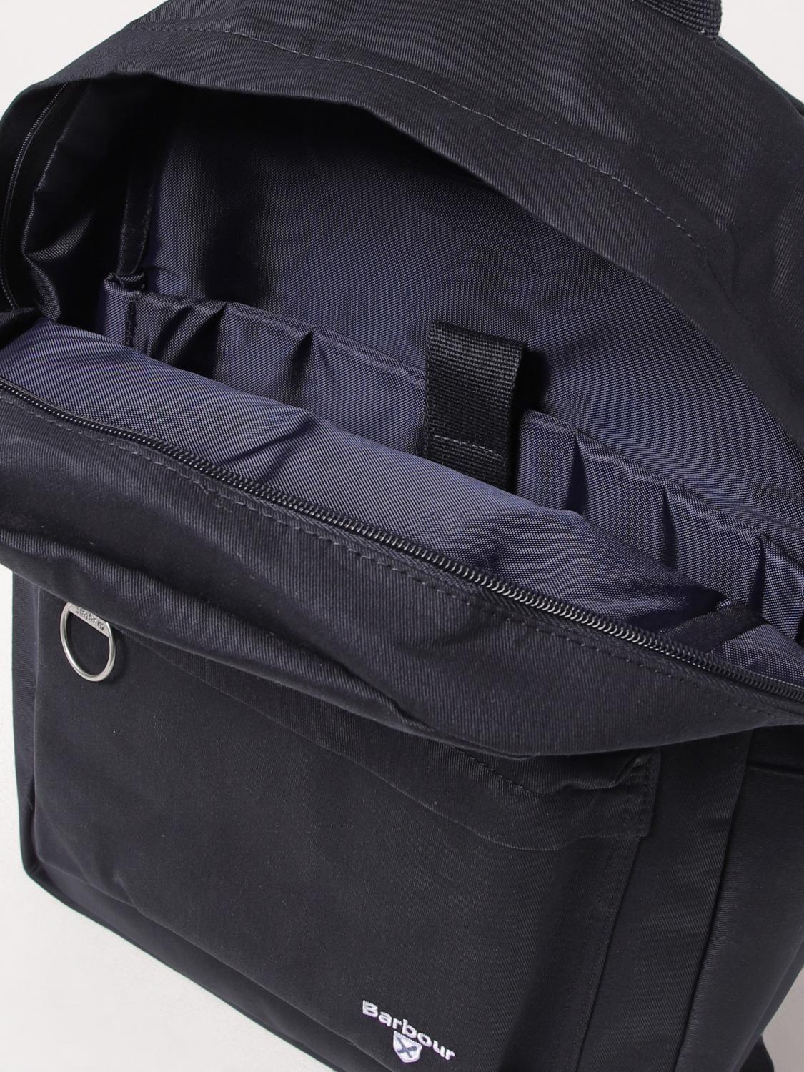 Luxury Leather-Trimmed Backpack with Multiple Compartments