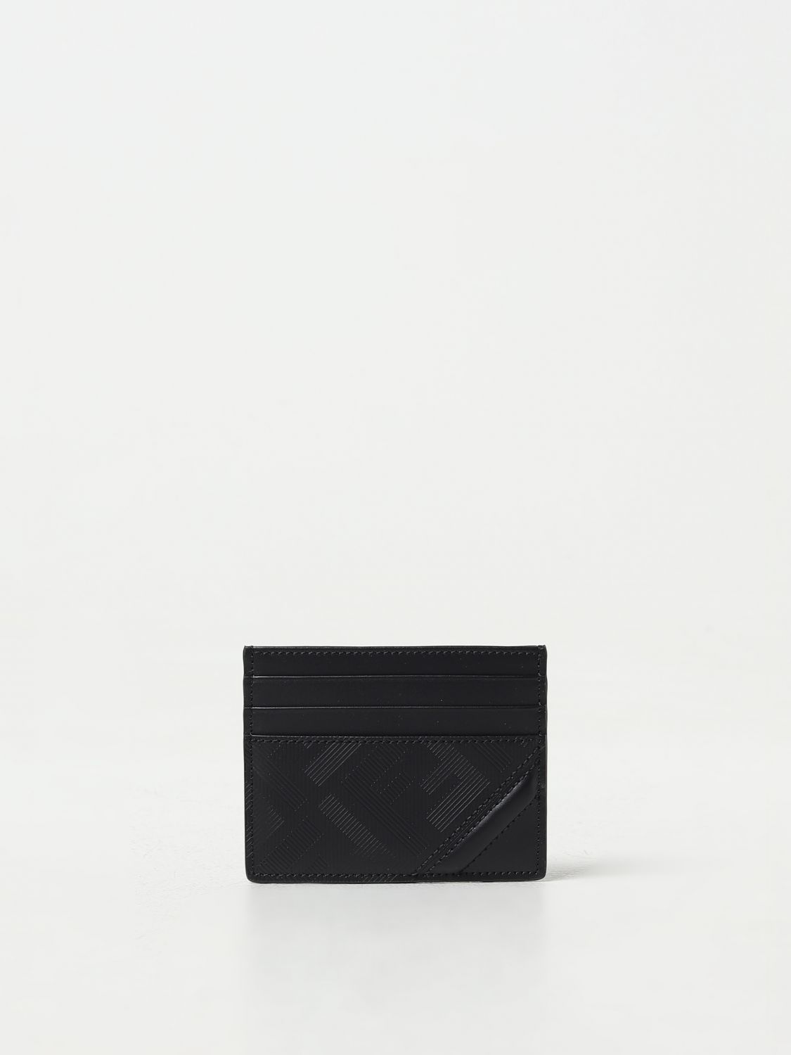 Leather Card Holder with Embossed Logo