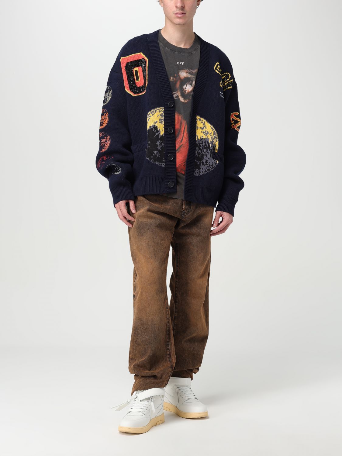 Pixel Moon Varsity Cardigan