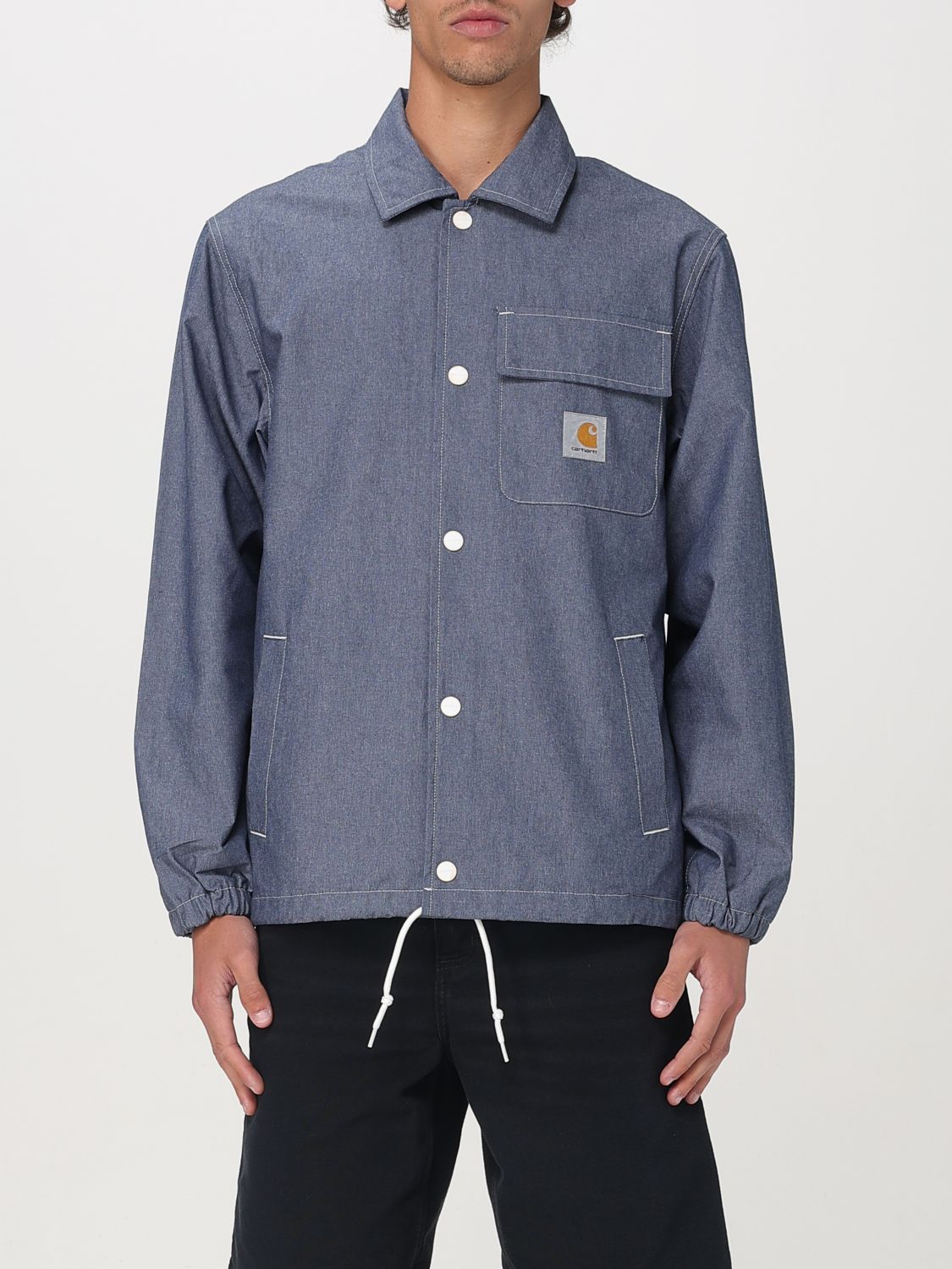 Coach Jacket Denim Outerwear