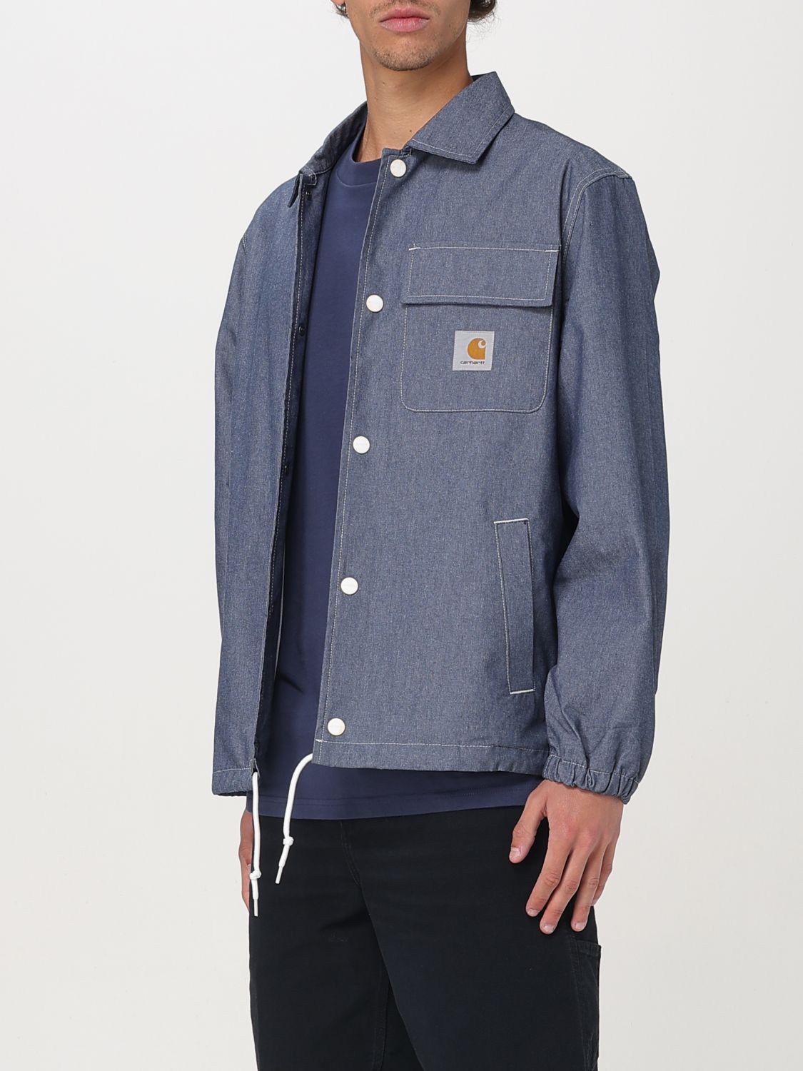 Coach Jacket Denim Outerwear