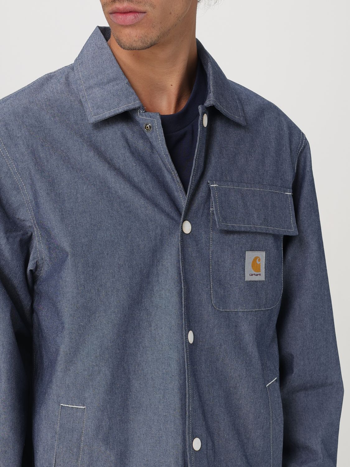 Coach Jacket Denim Outerwear