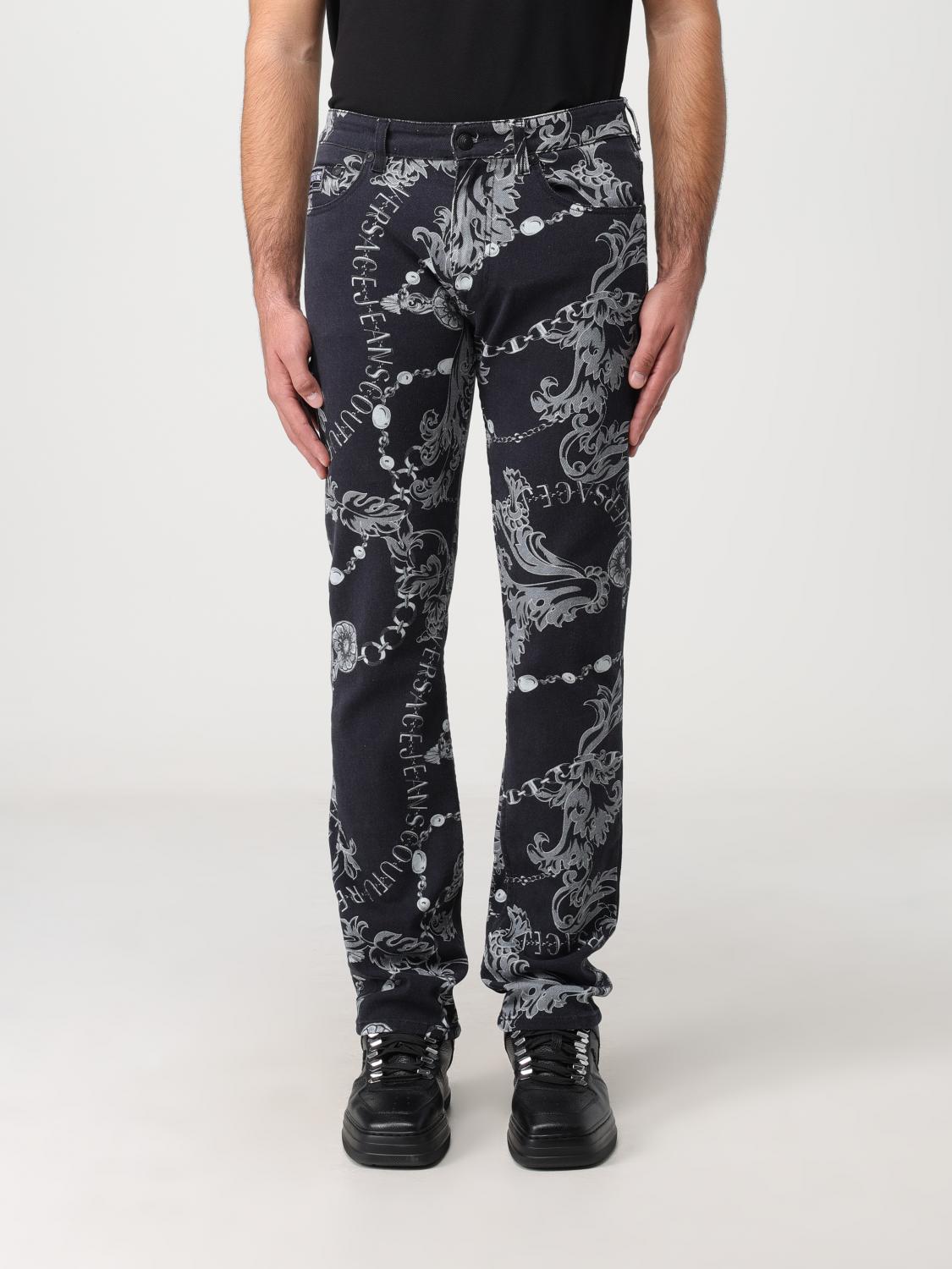 Baroque Print Jeans