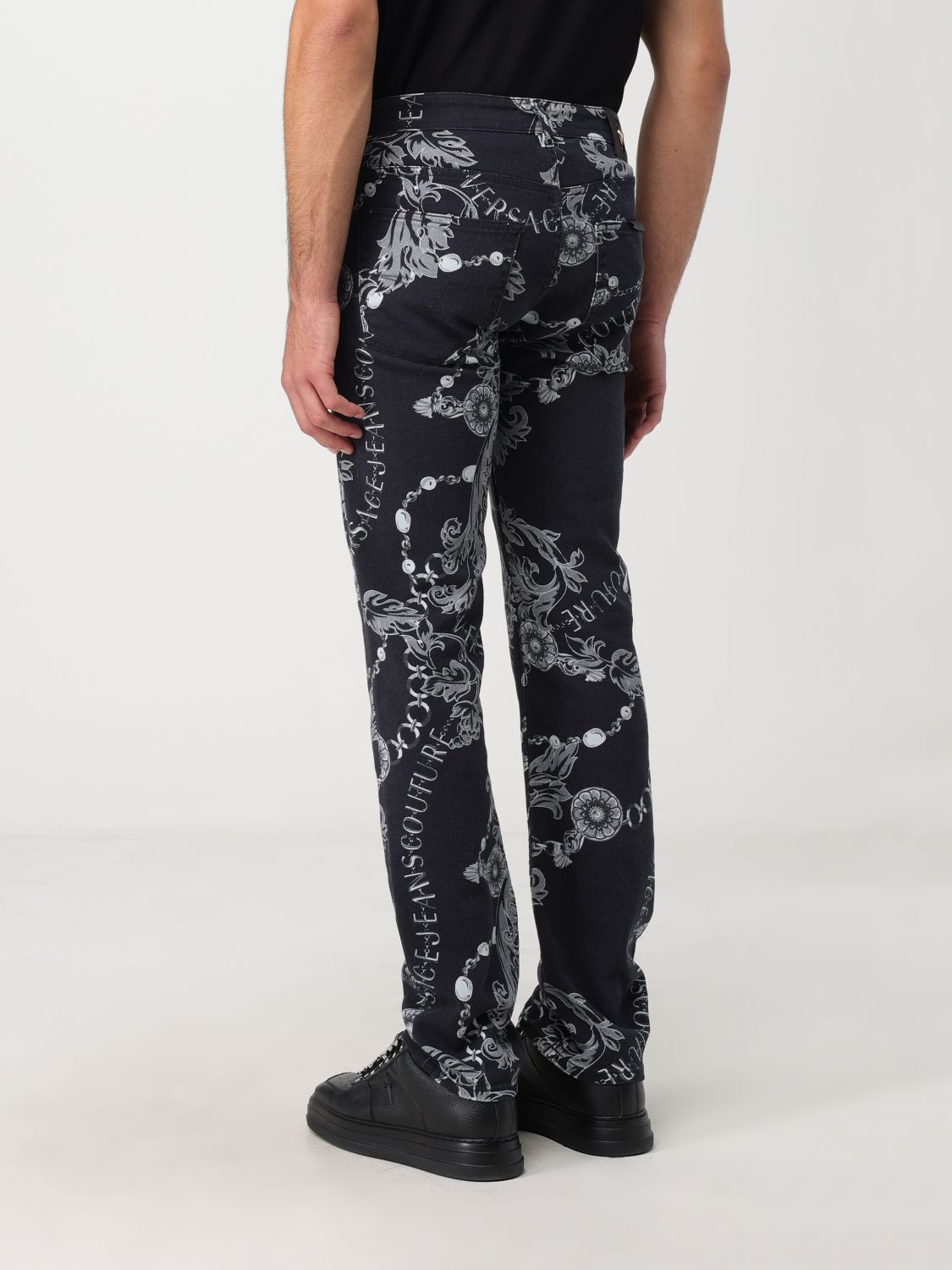 Baroque Print Jeans