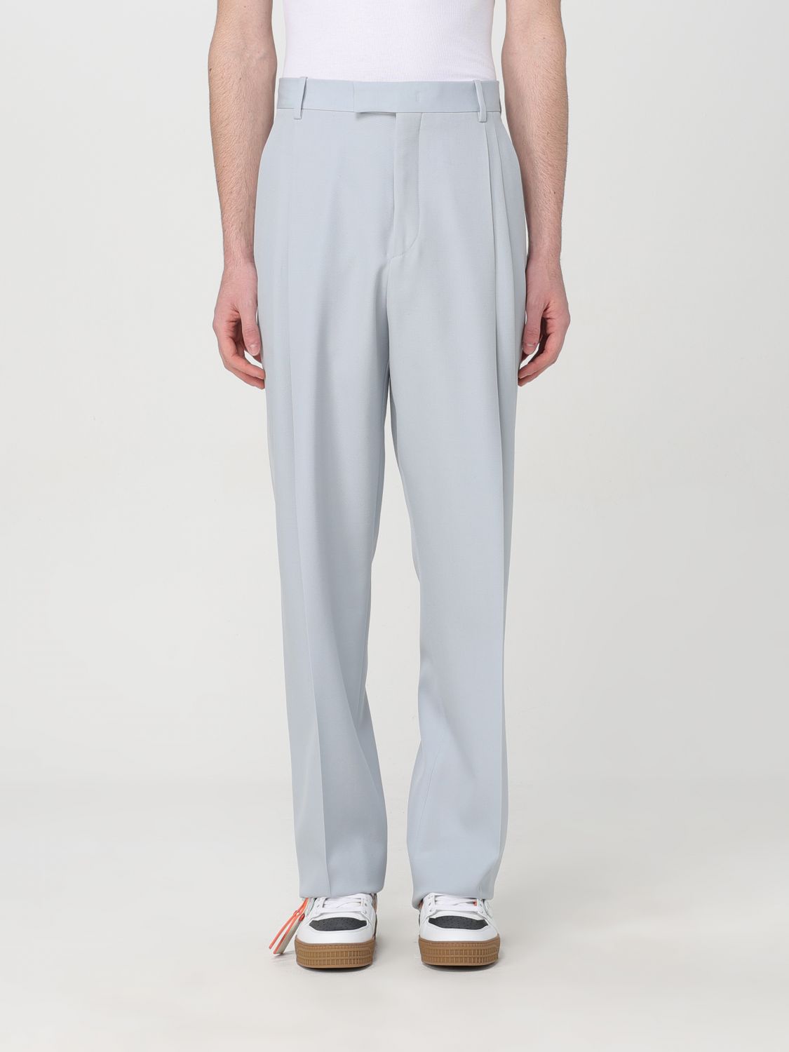 Pleated Trousers Wool