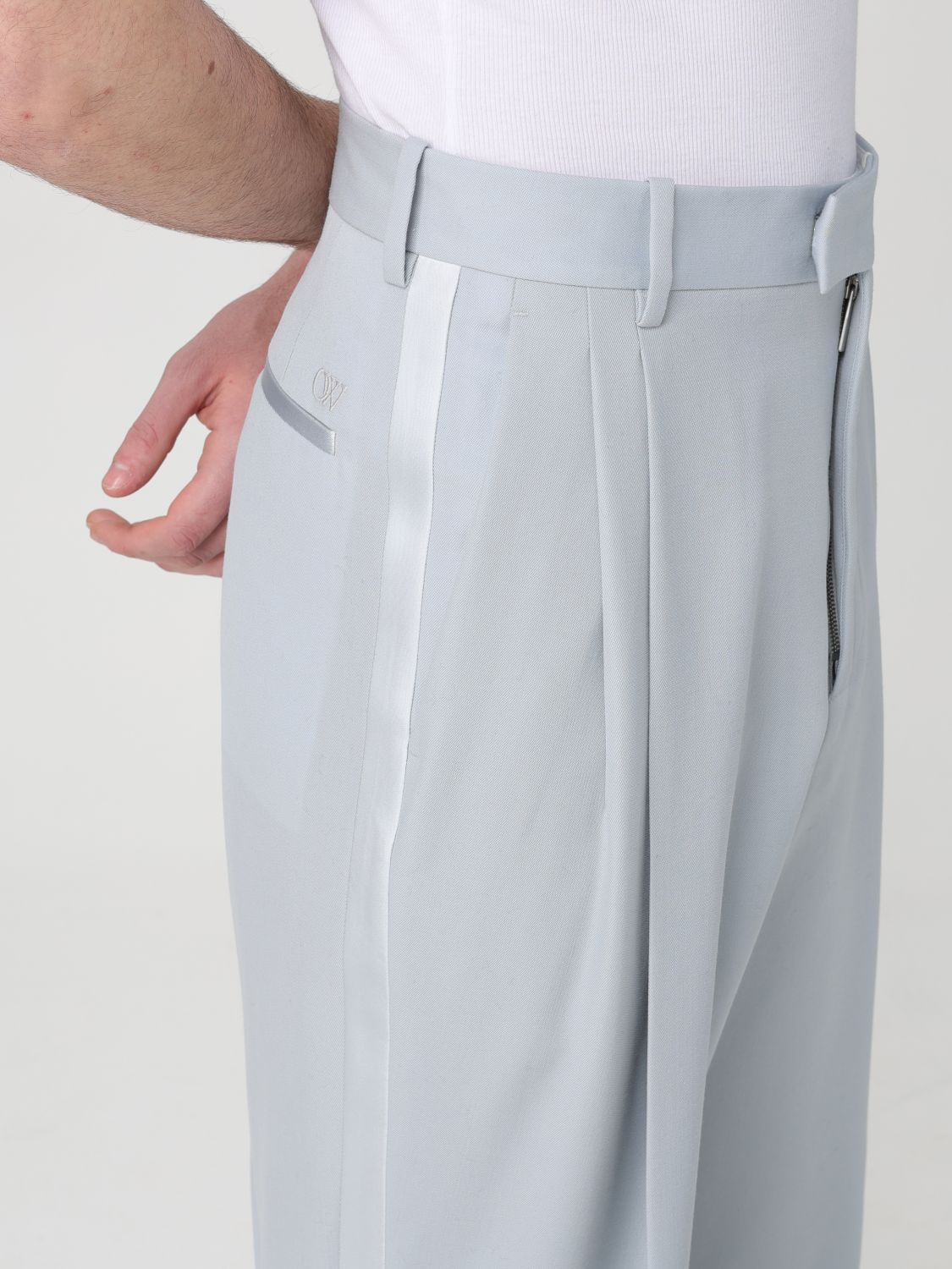Pleated Trousers Wool