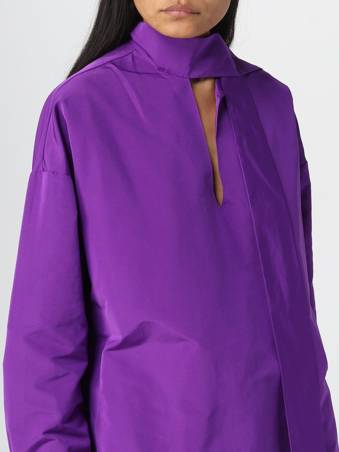 TieNeck Keyhole Blouse