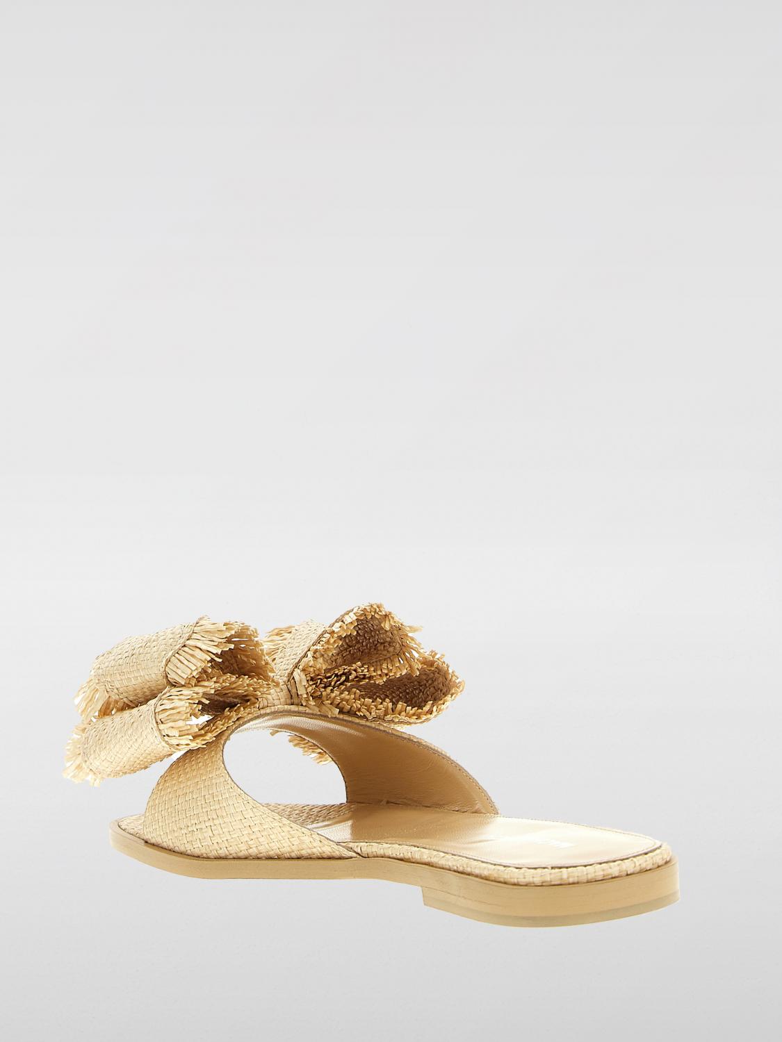 Raffia Bow Slides