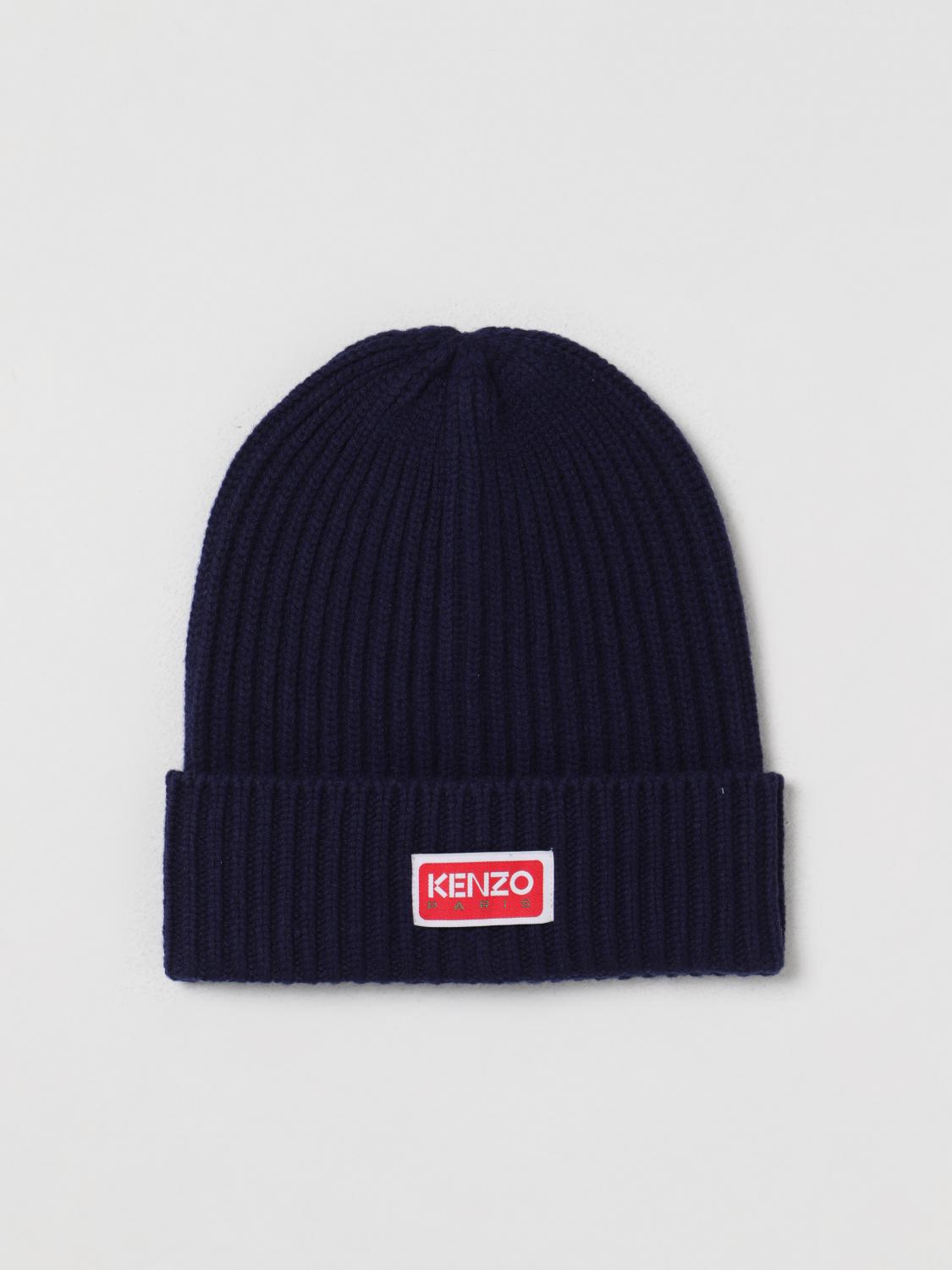 Ribbed Knit Beanie with Logo Patch
