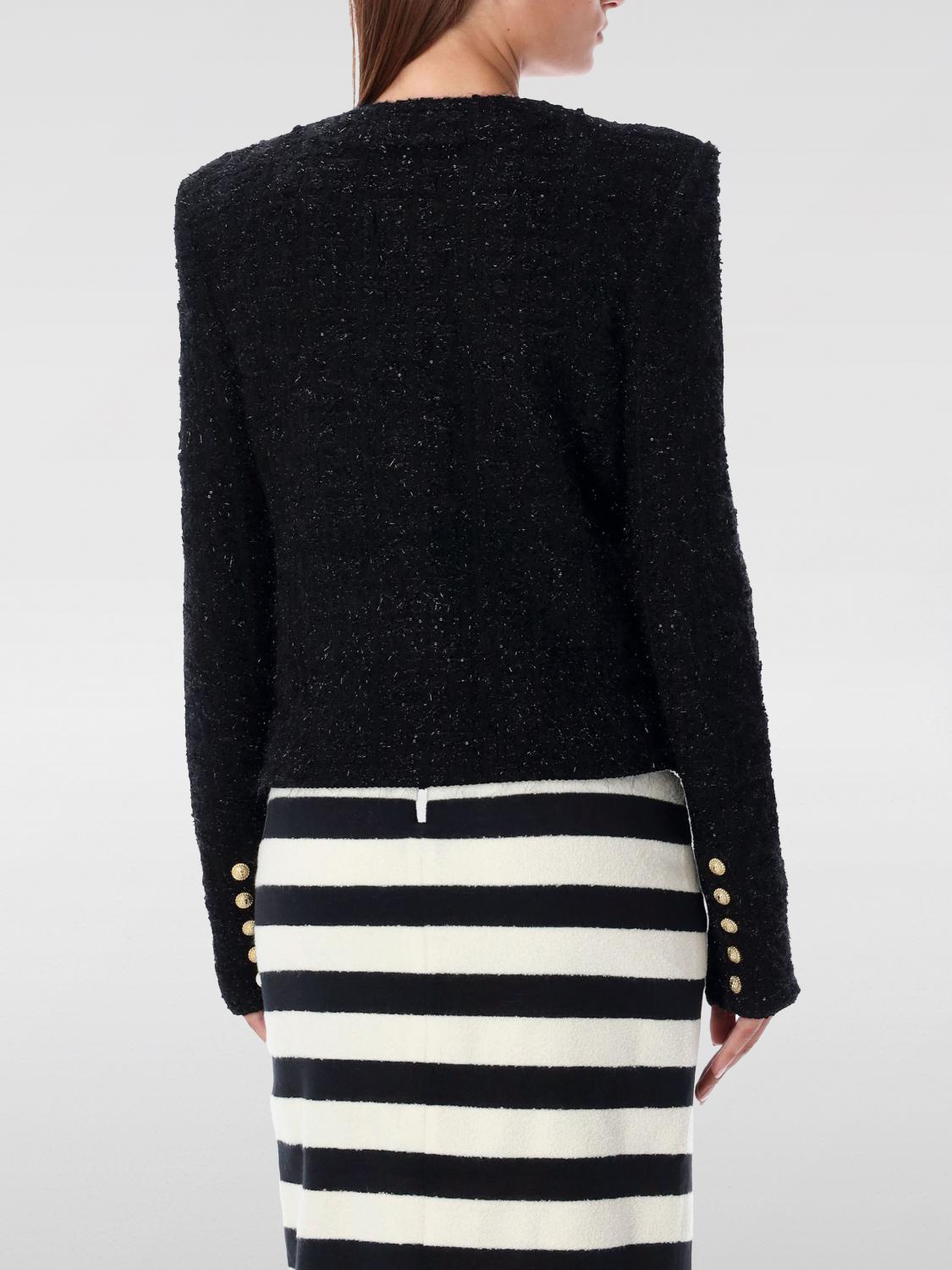 Tweed Jacket Button Detail