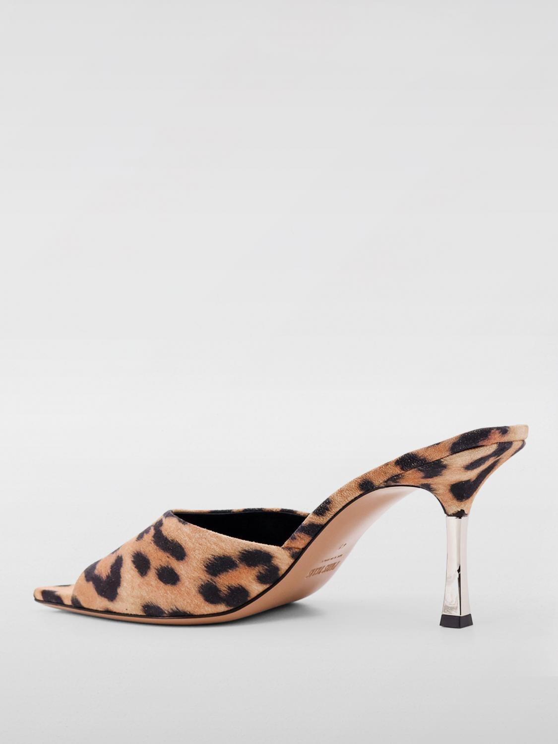 Leopard Print Mules High Heel