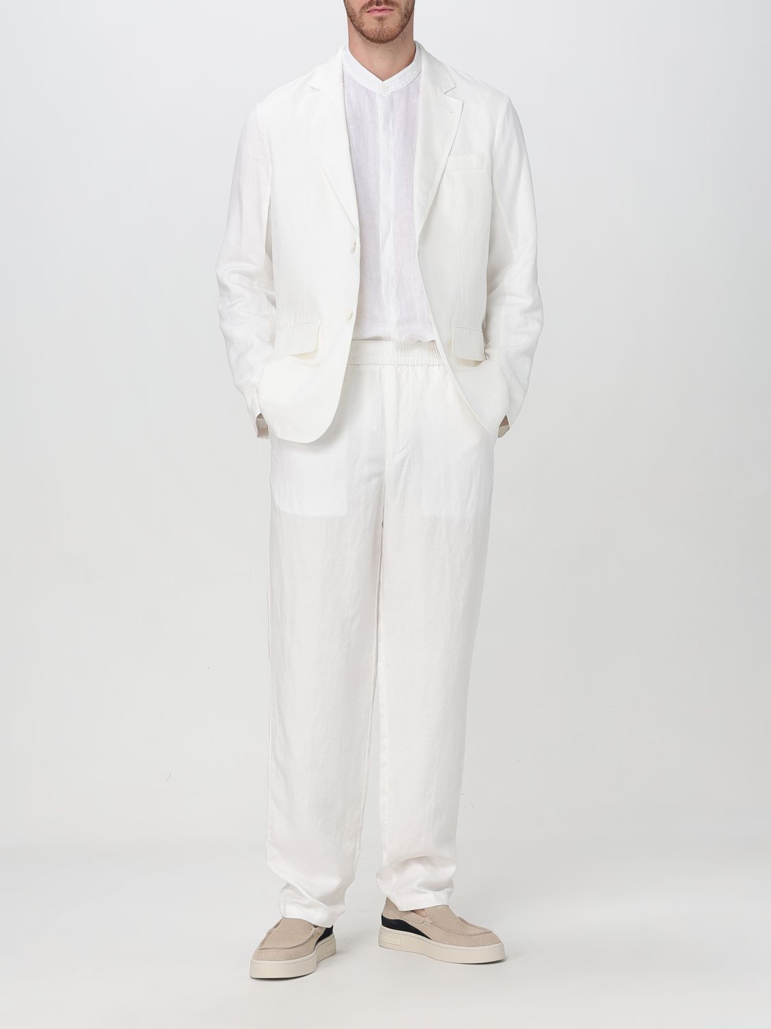 Relaxed Fit Linen Pants