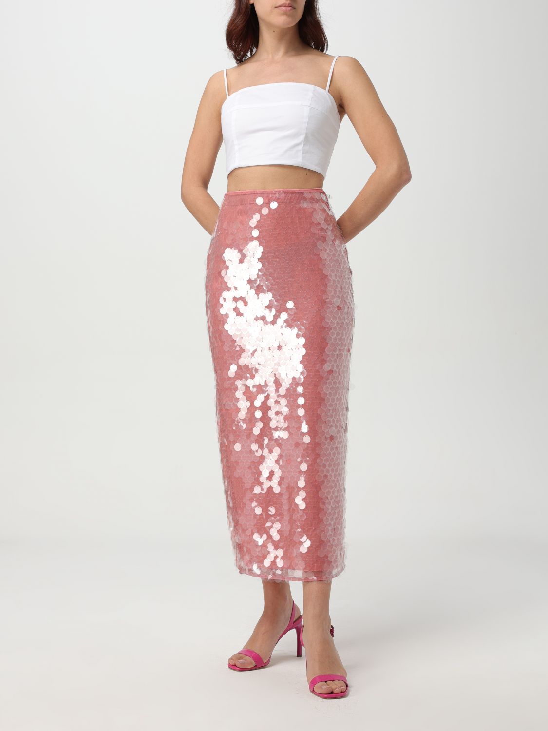 Sequin Midi Skirt