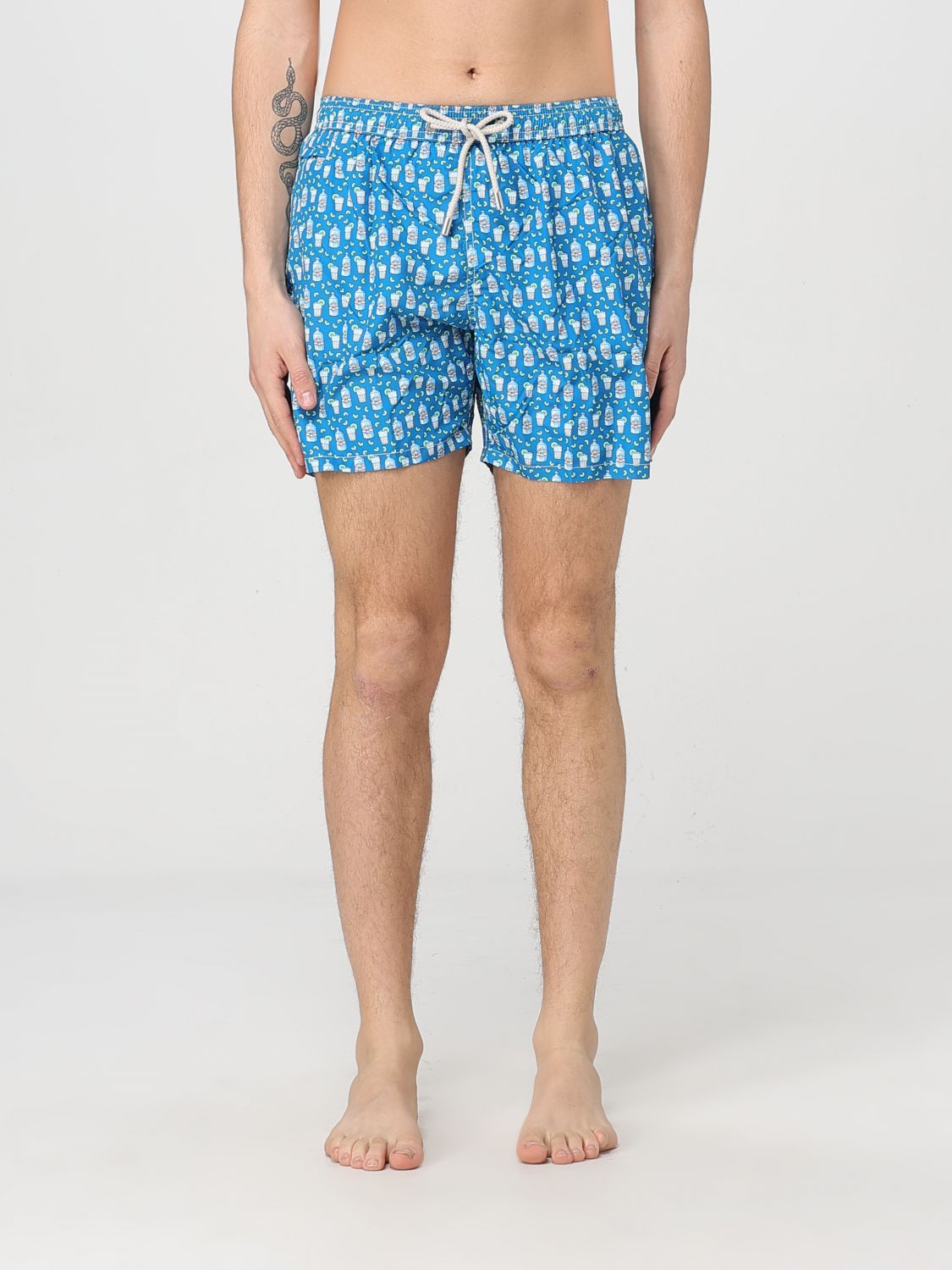 Cocktail Print Swim Trunks