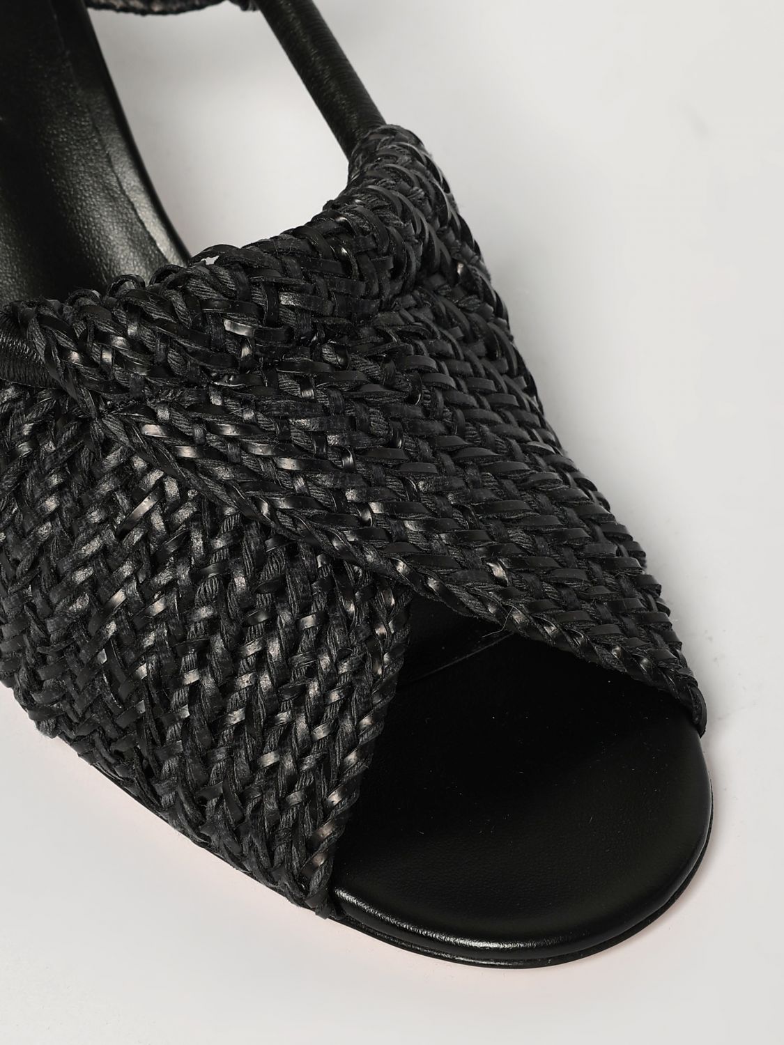 Flat Leather Strappy Sandals