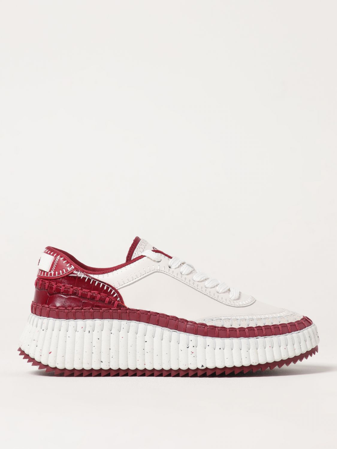 Chlo Casual Leather Sneakers