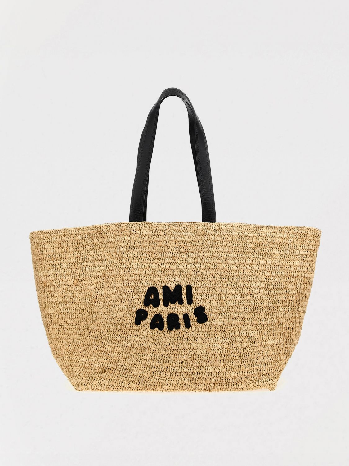 Straw Tote Bag with Logo