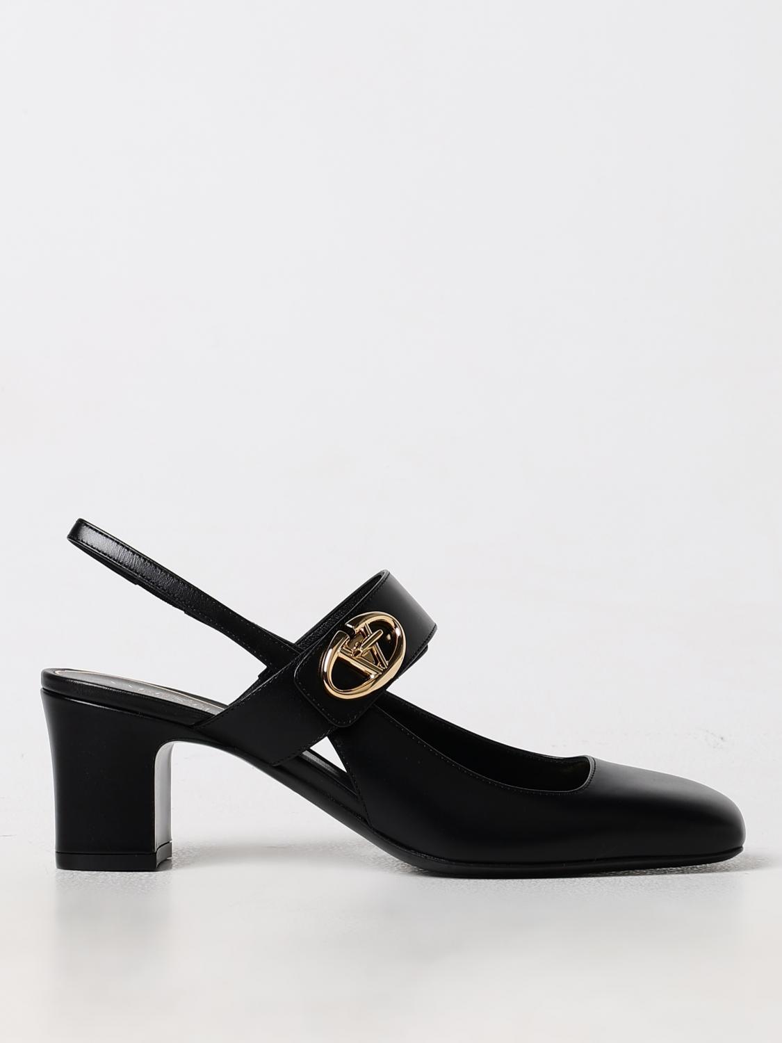 Rockstud Slingback Pumps 50mm Leather Heels