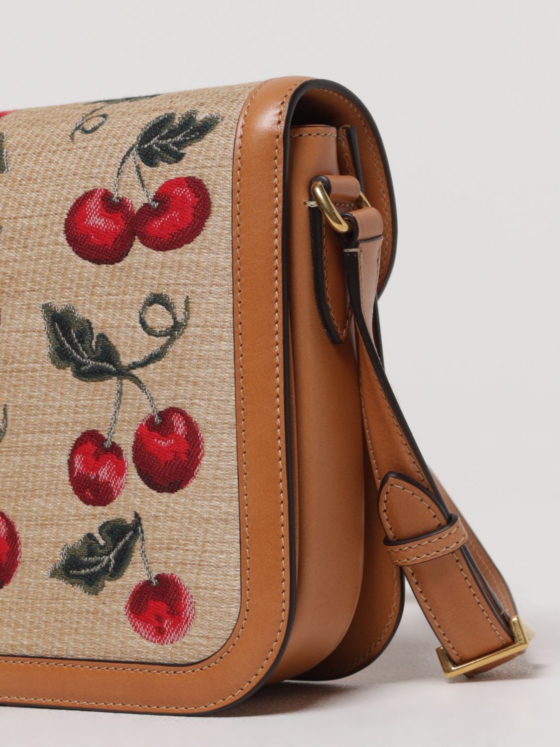 Roman Stud Cherry Print Crossbody