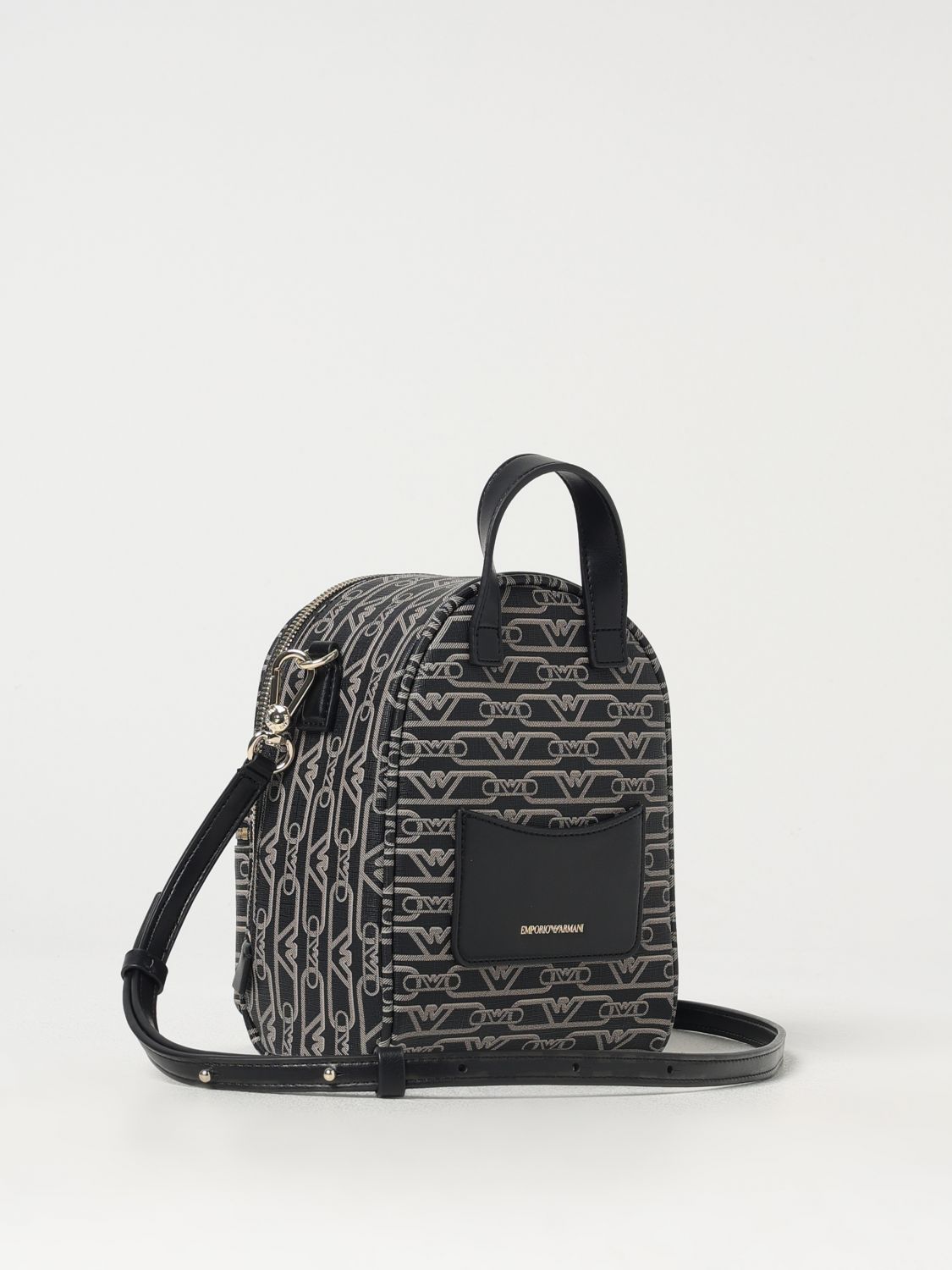 Elegant Leather Backpack with Zip Closure