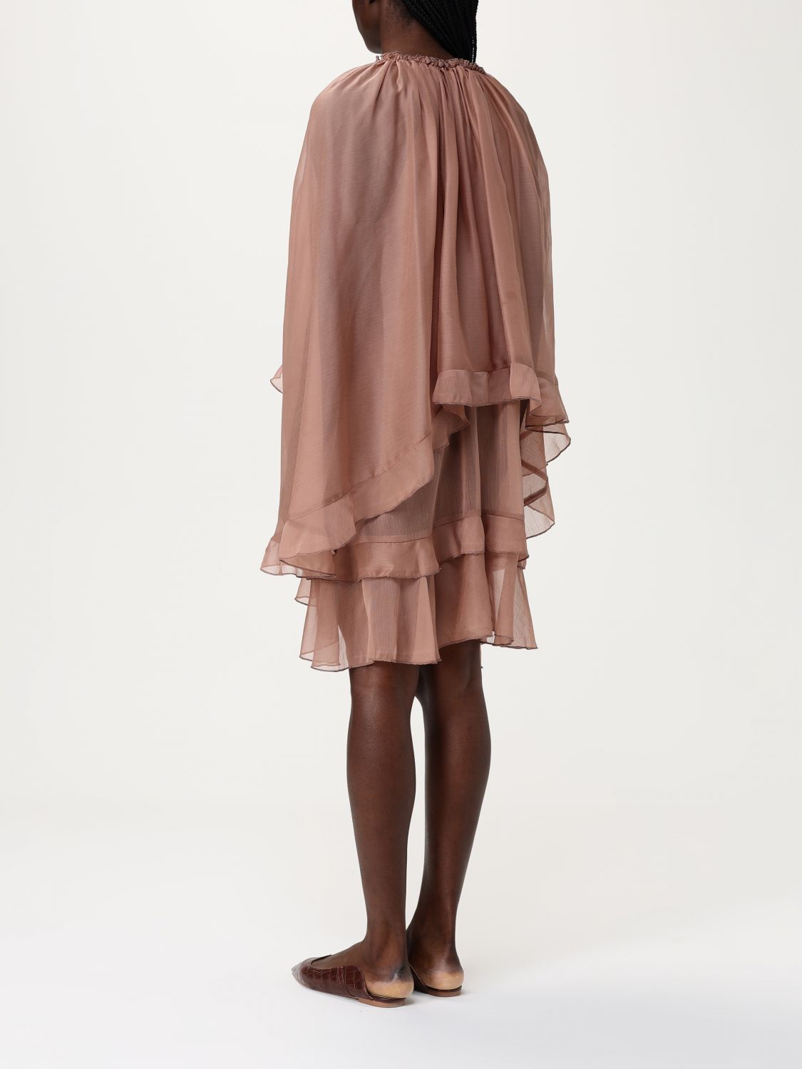 Elegant Sand Tpn Dress