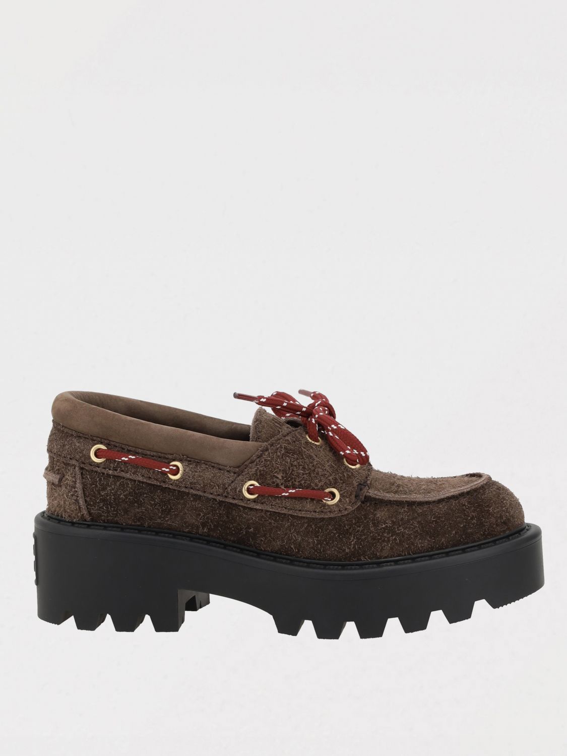 Platform Boat Shoes Suede Casual