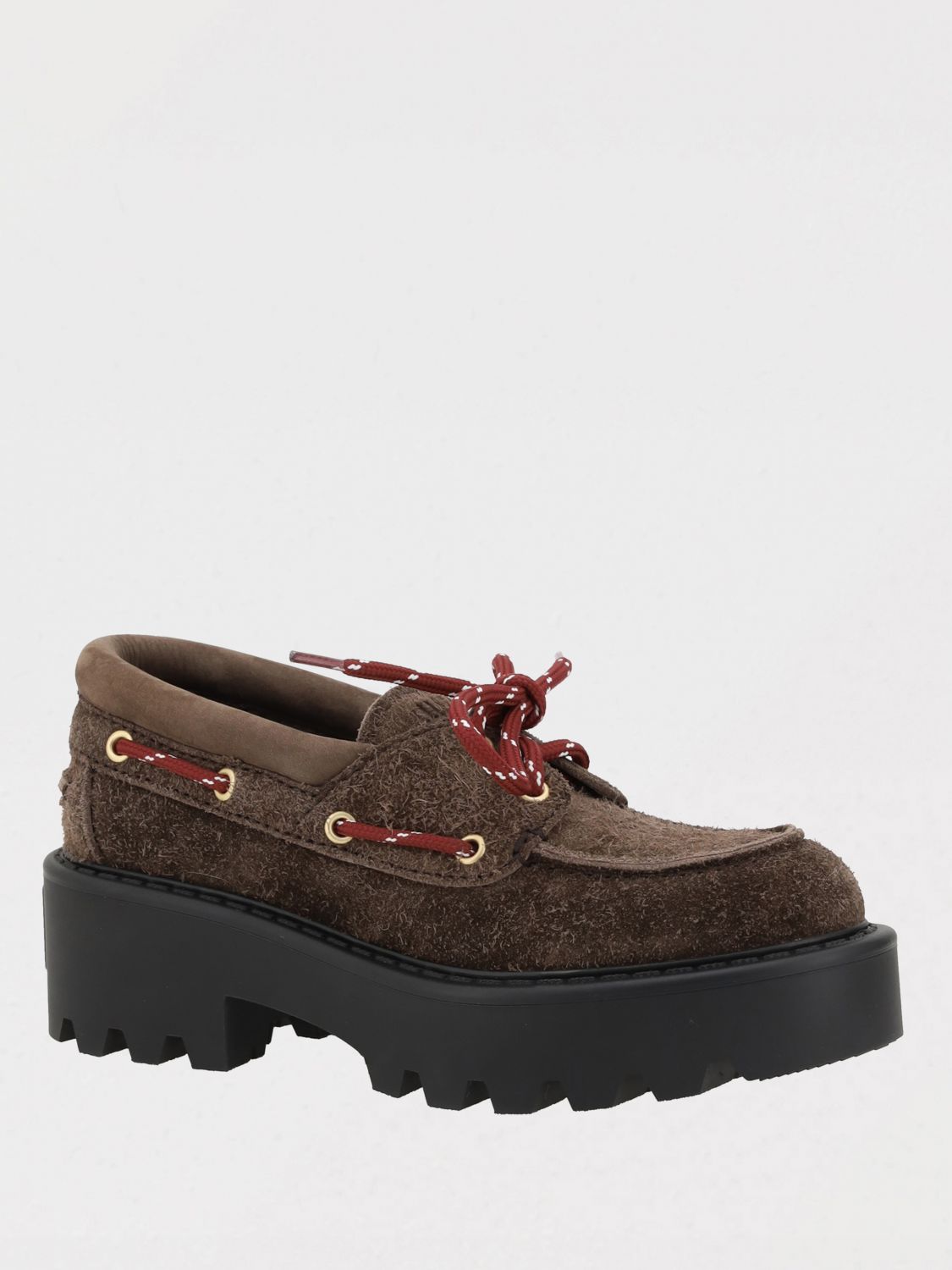 Platform Boat Shoes Suede Casual