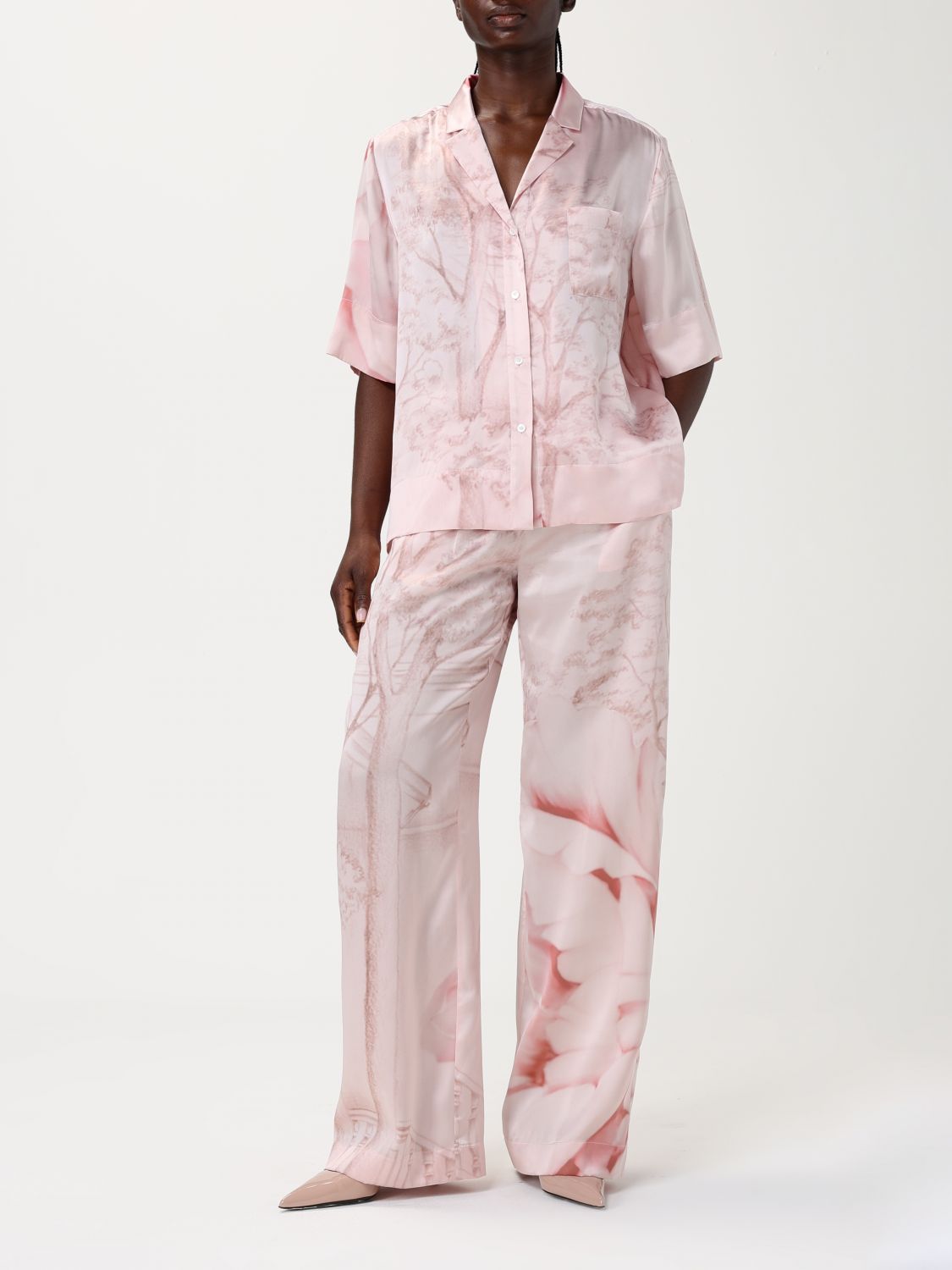 Cashmere Blend Ribbed Knit Sweater