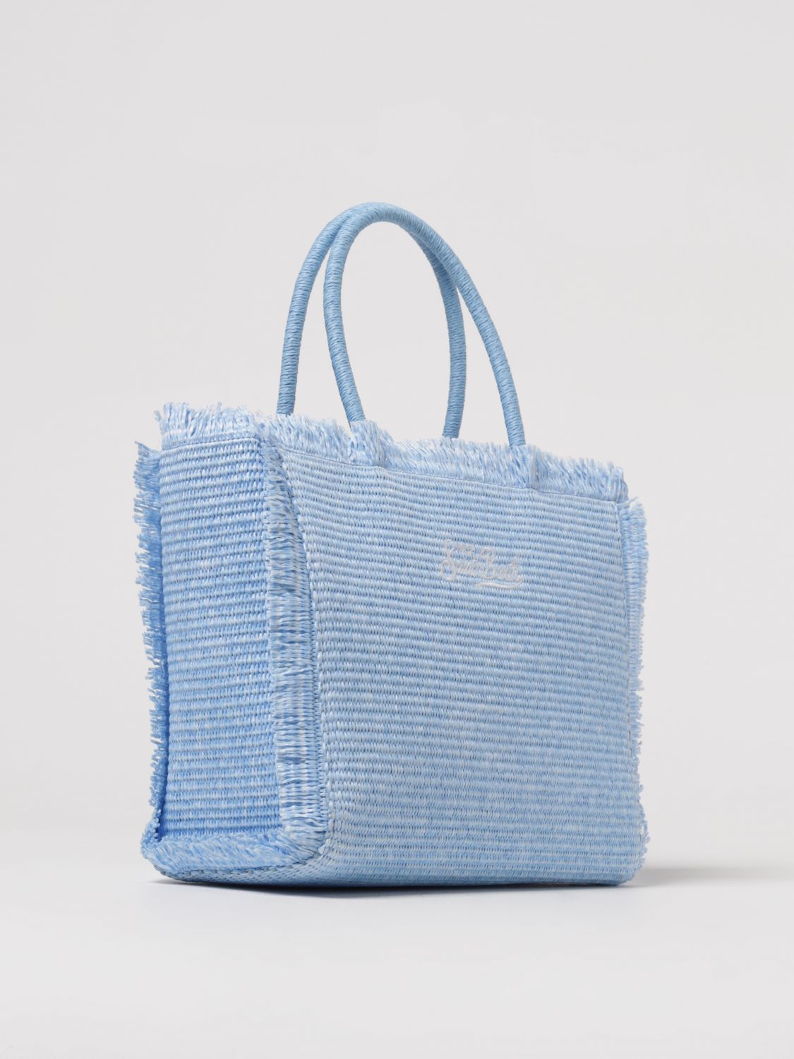 Elegant Gnawed Blue Shoulder Bag