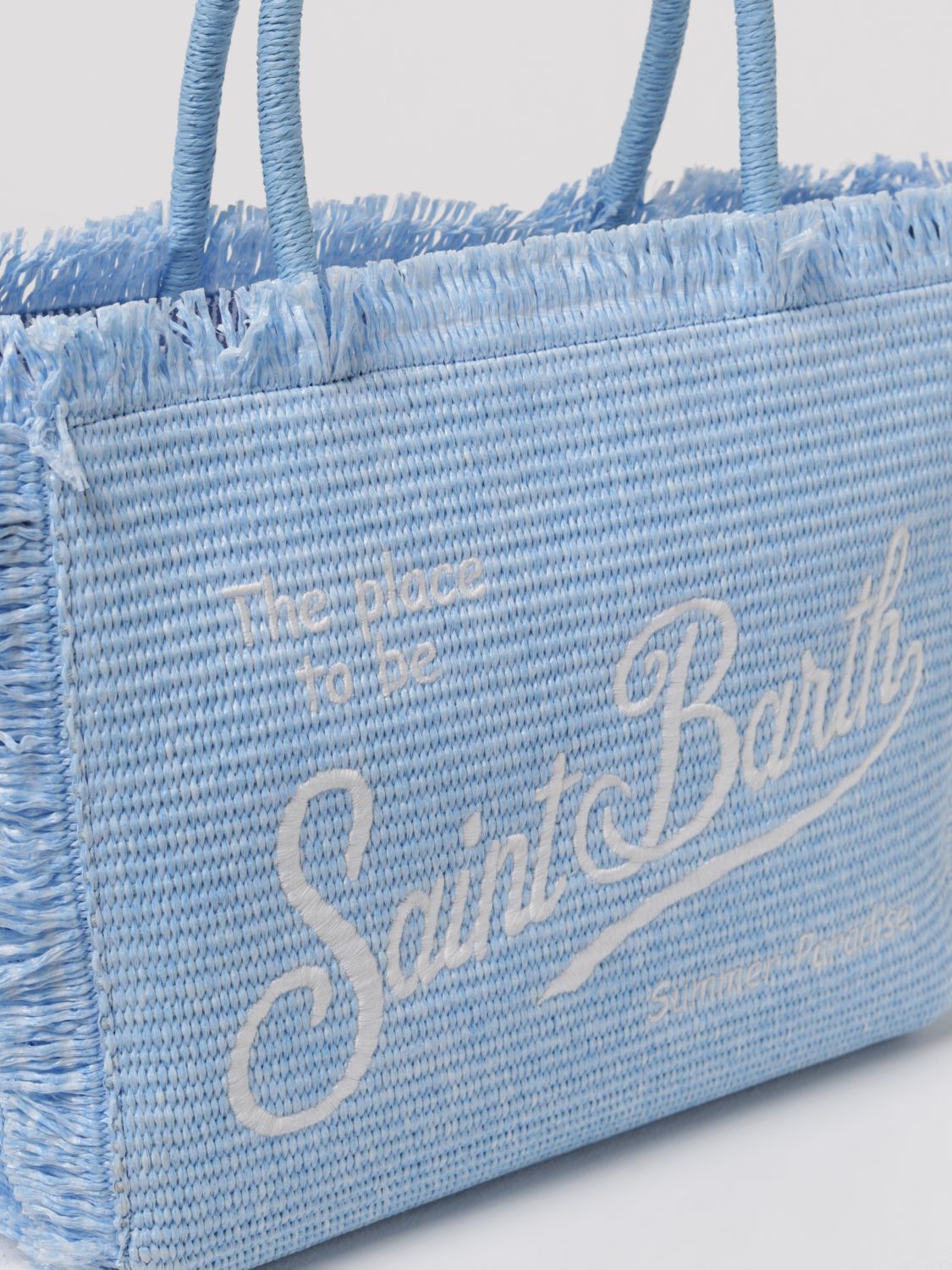 Elegant Gnawed Blue Shoulder Bag