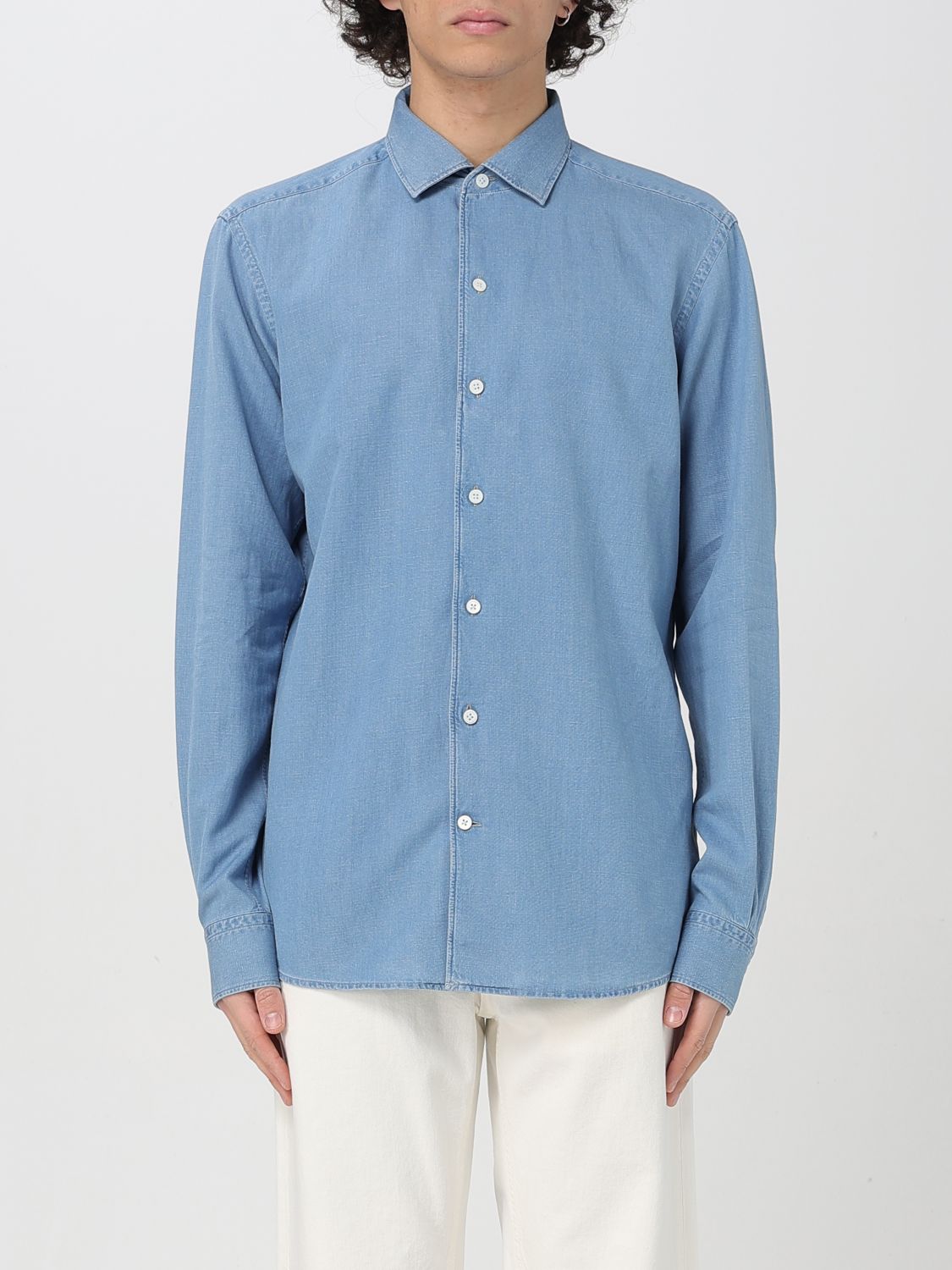 Denim Shirt Casual Long Sleeves
