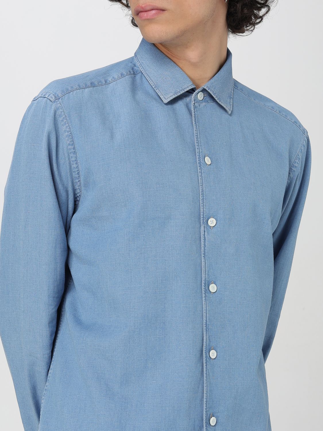 Denim Shirt Casual Long Sleeves