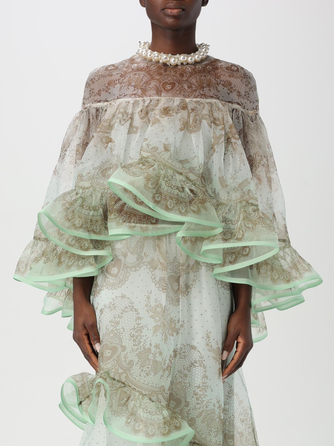 Tiered Ruffle Organza Top