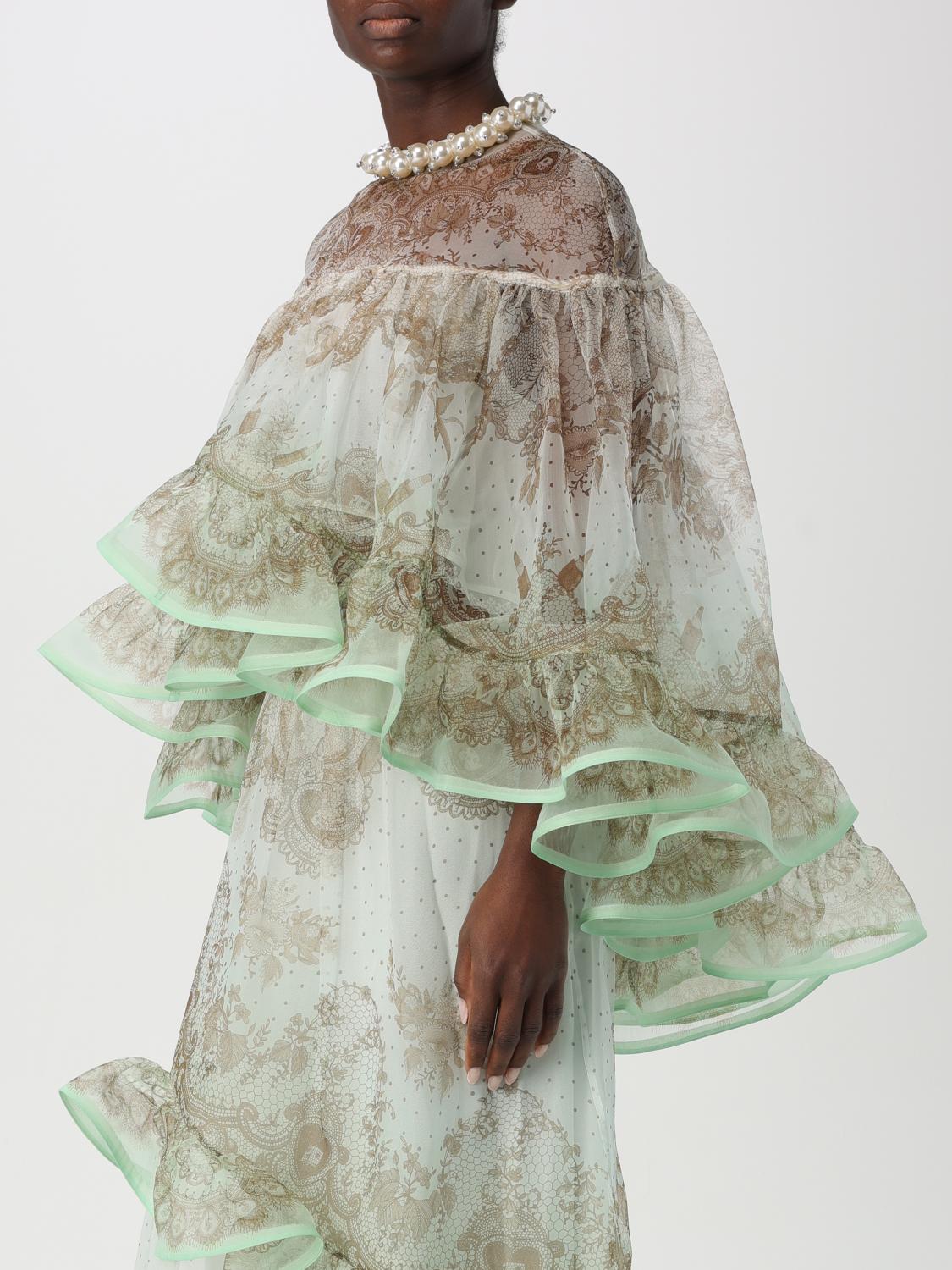 Tiered Ruffle Organza Top