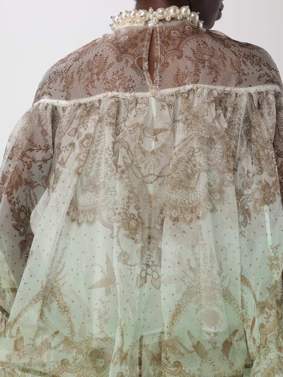 Tiered Ruffle Organza Top