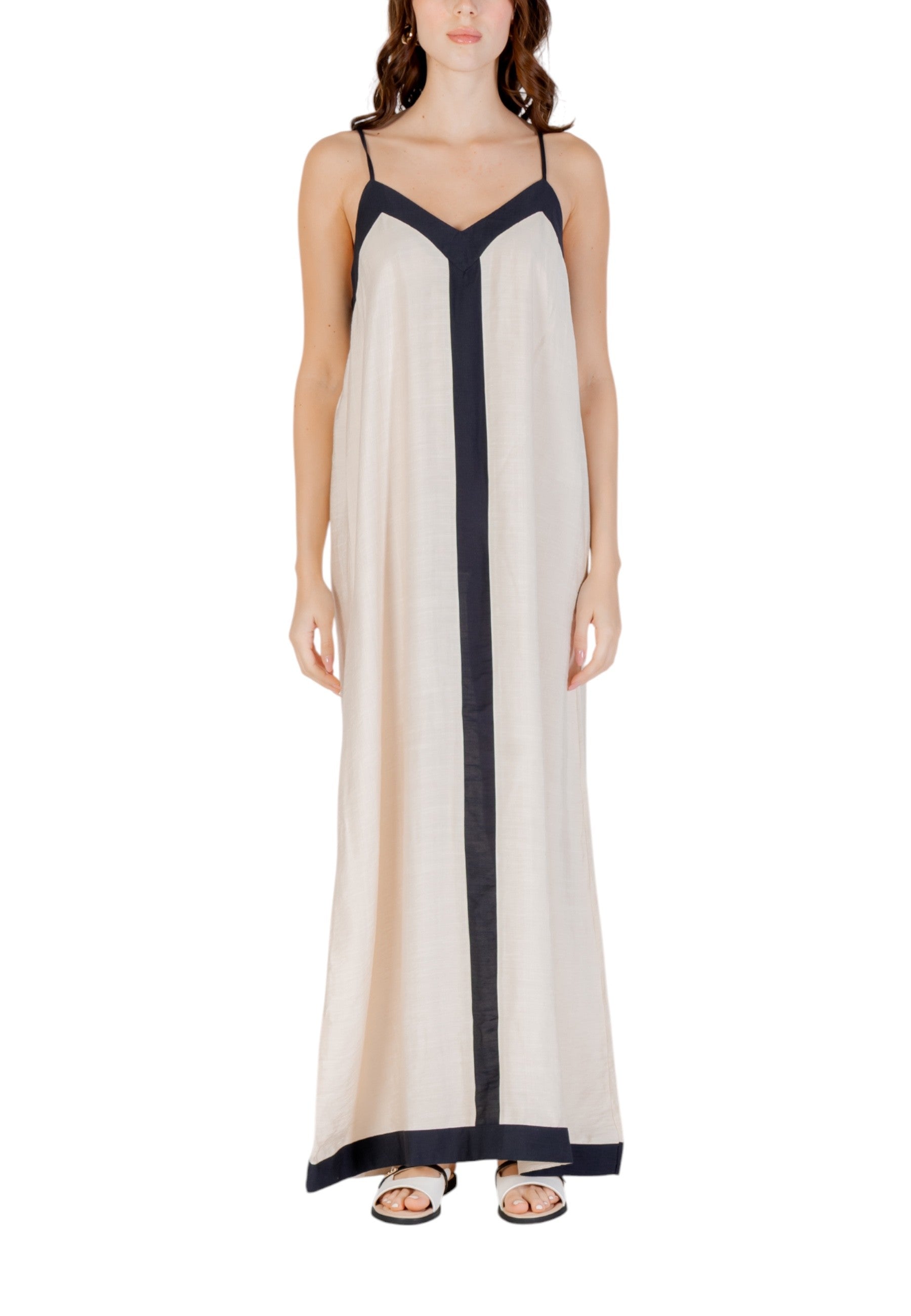 Maxi Dress Contrast Trim
