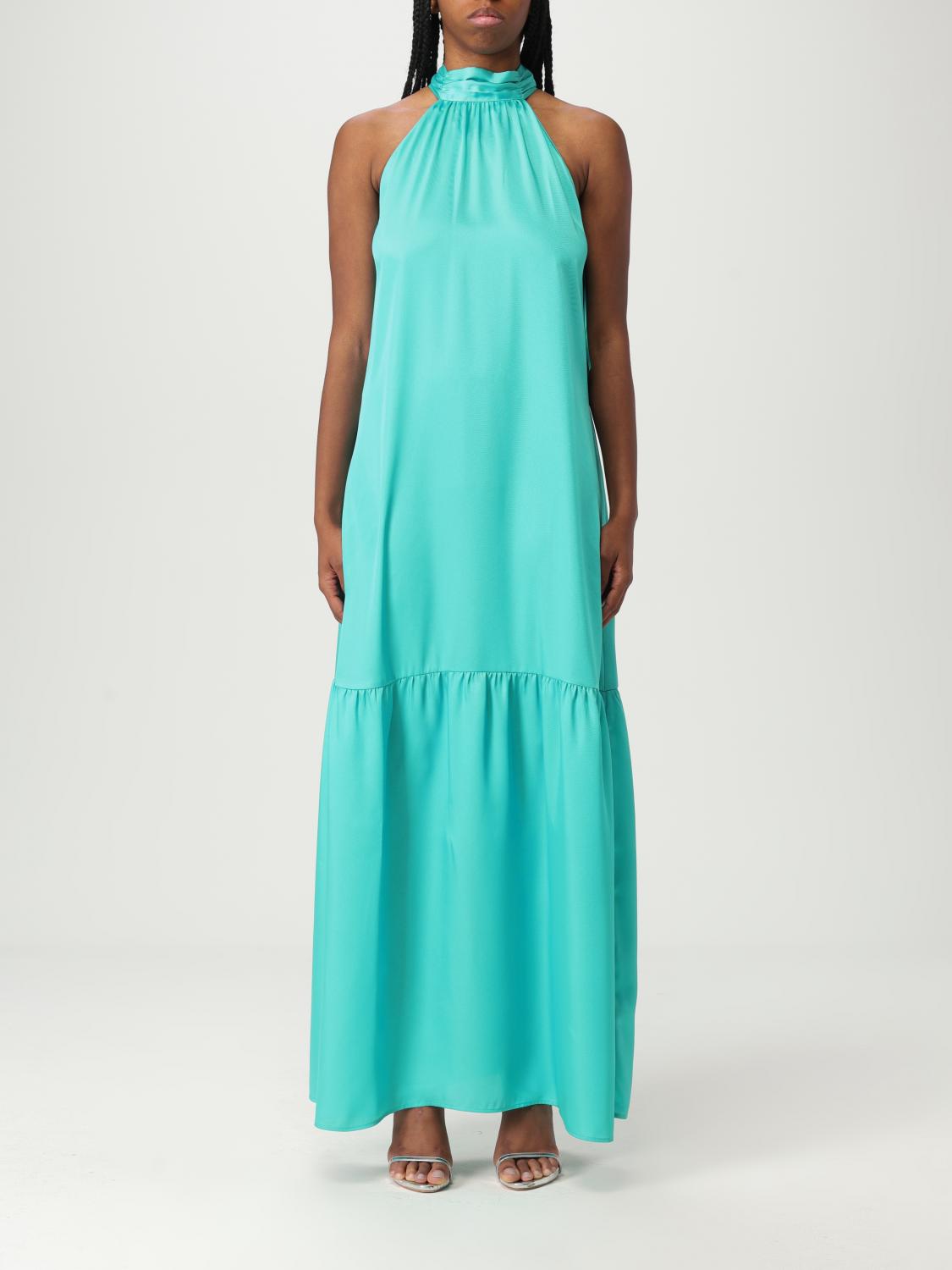 Halter Neck Maxi Dress Tiered Skirt