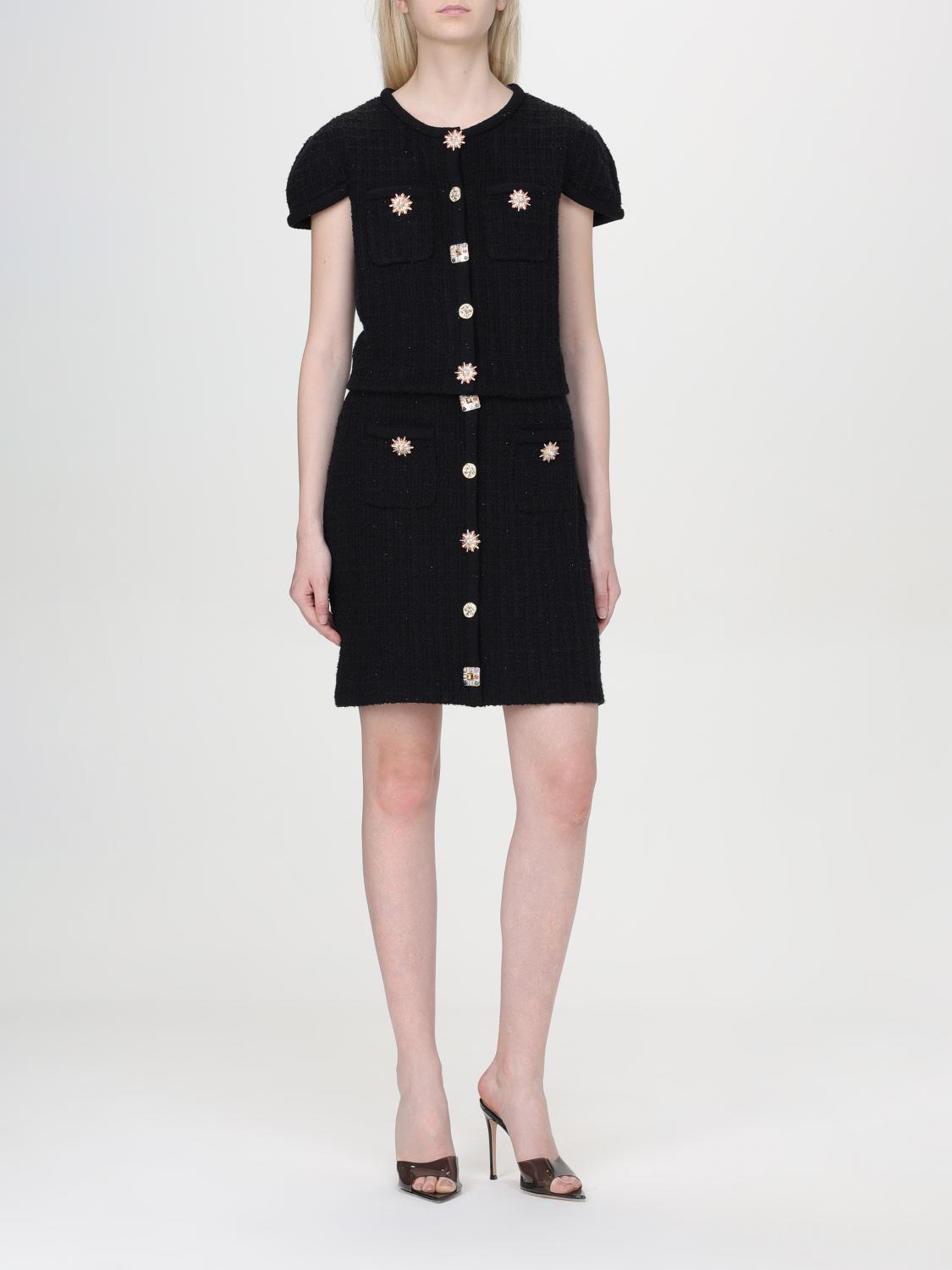 Mini Tweed Embellished Skirt