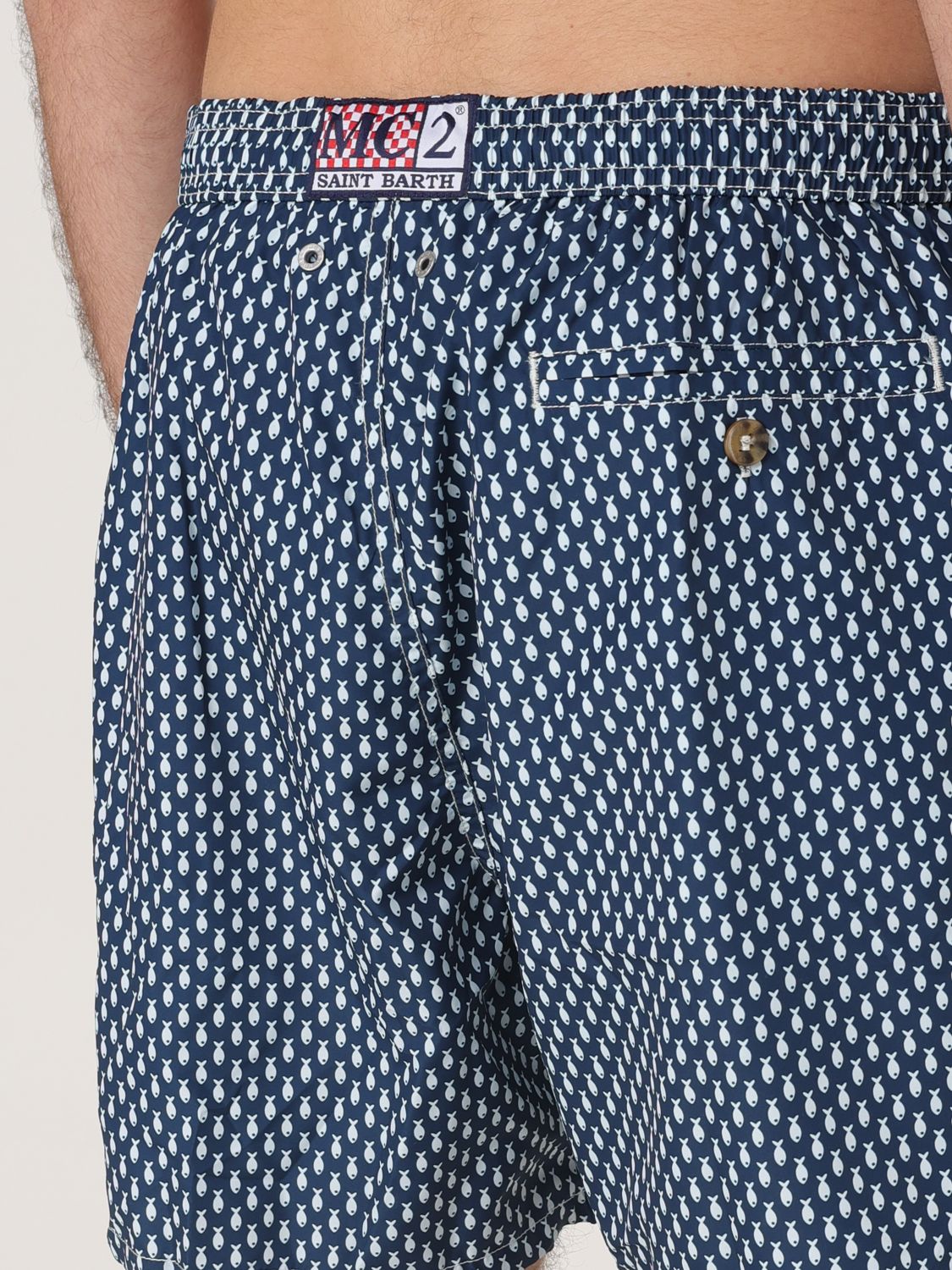 Pineapple Print Swim Trunks