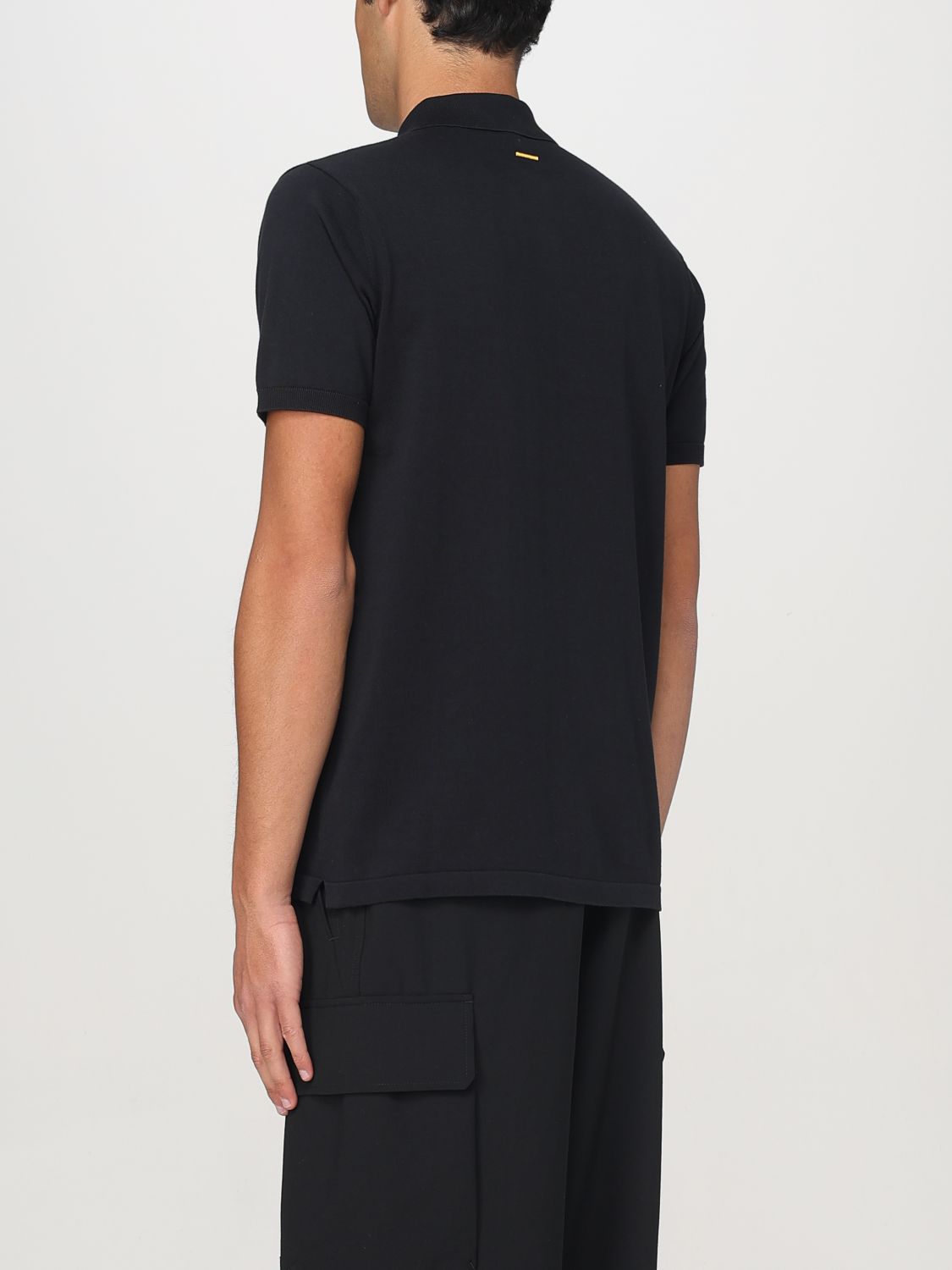 Short Sleeve Knitted Polo Shirt