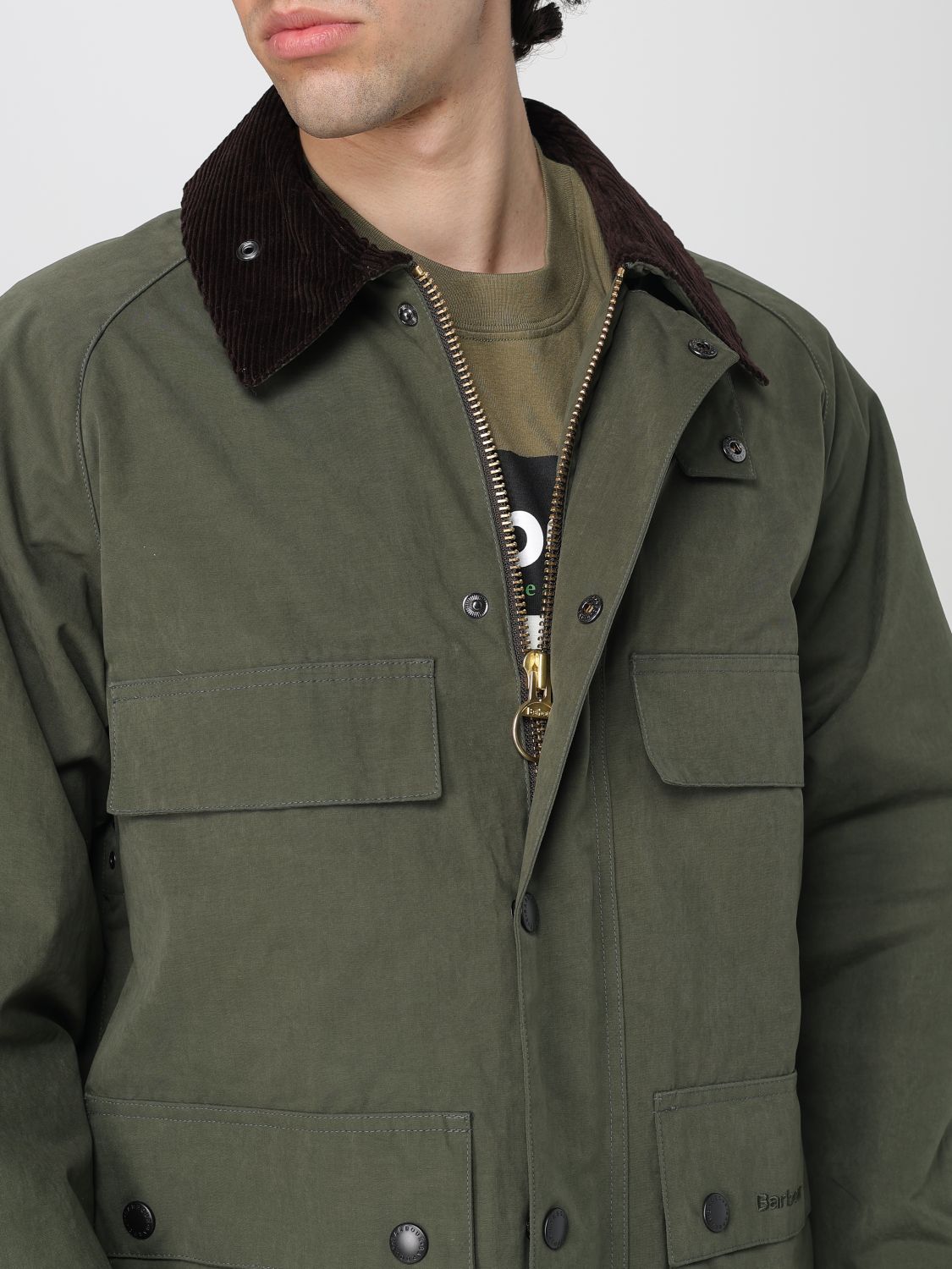 Beacon Sports Jacket Olive Waxed Cotton
