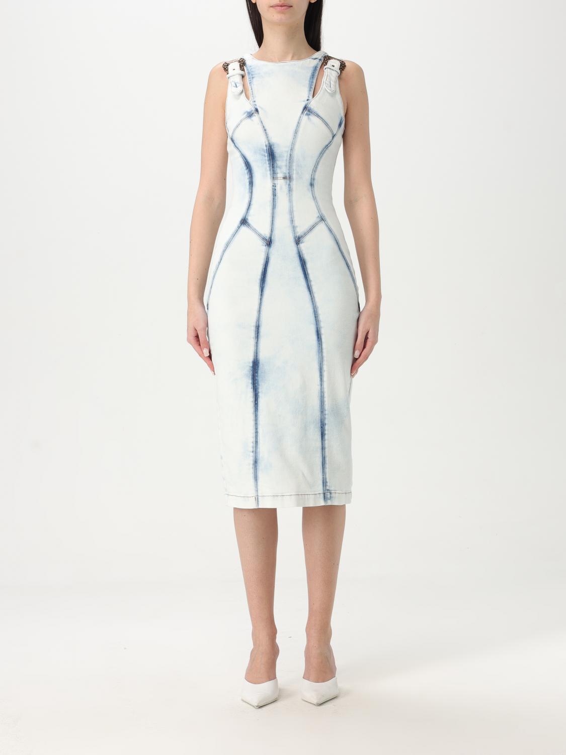 Denim Midi Dress Bodycon Fit