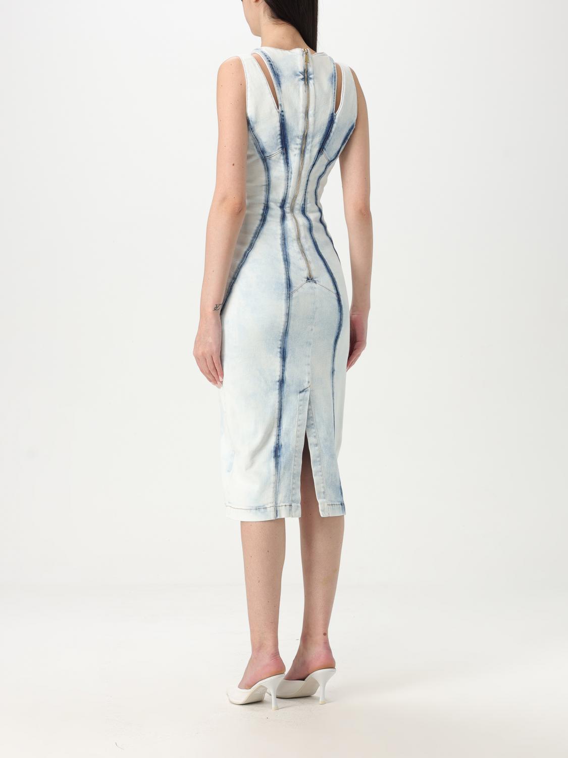 Denim Midi Dress Bodycon Fit