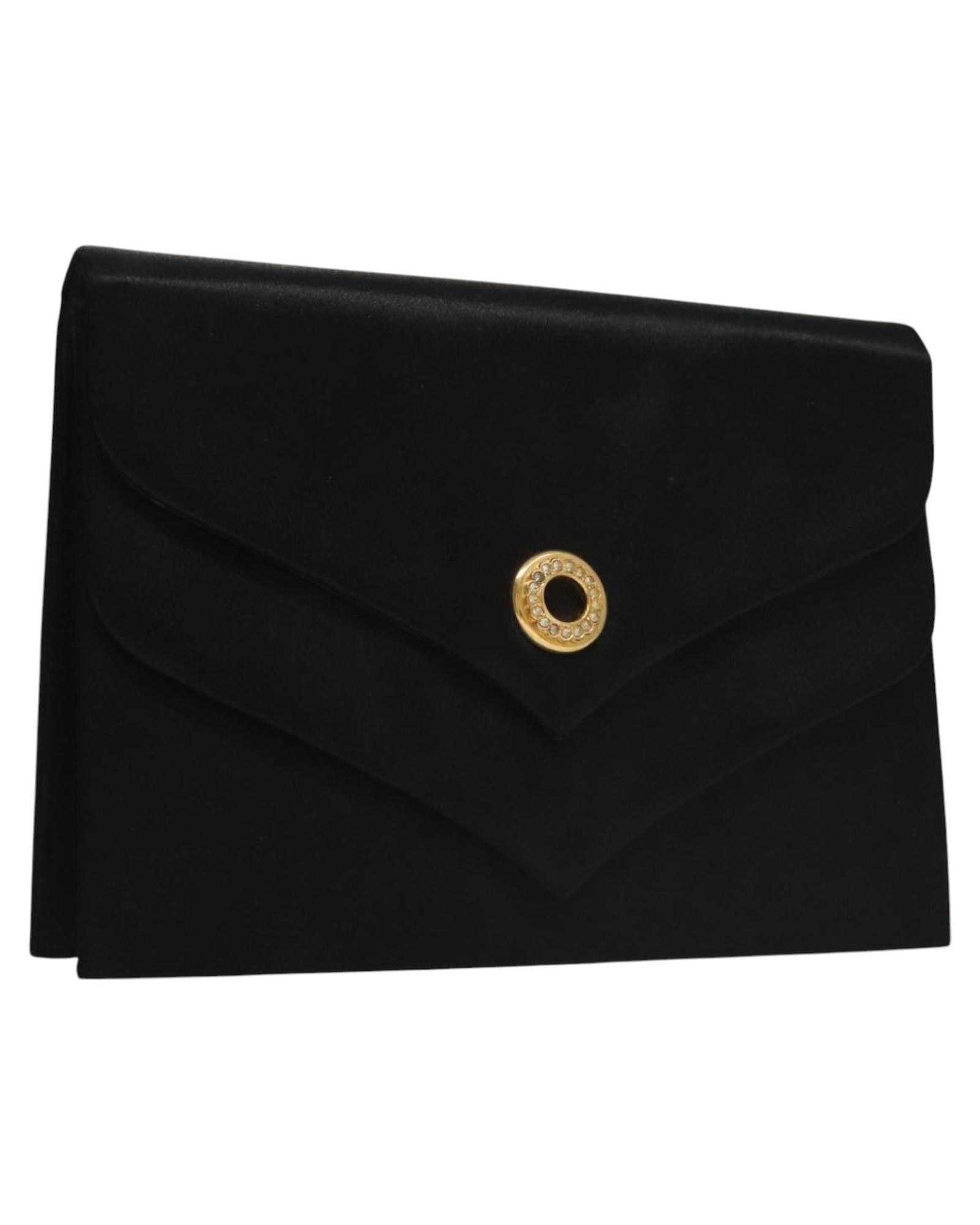 Silk Clutch Bag with Subtle Shape and Minimal Wear