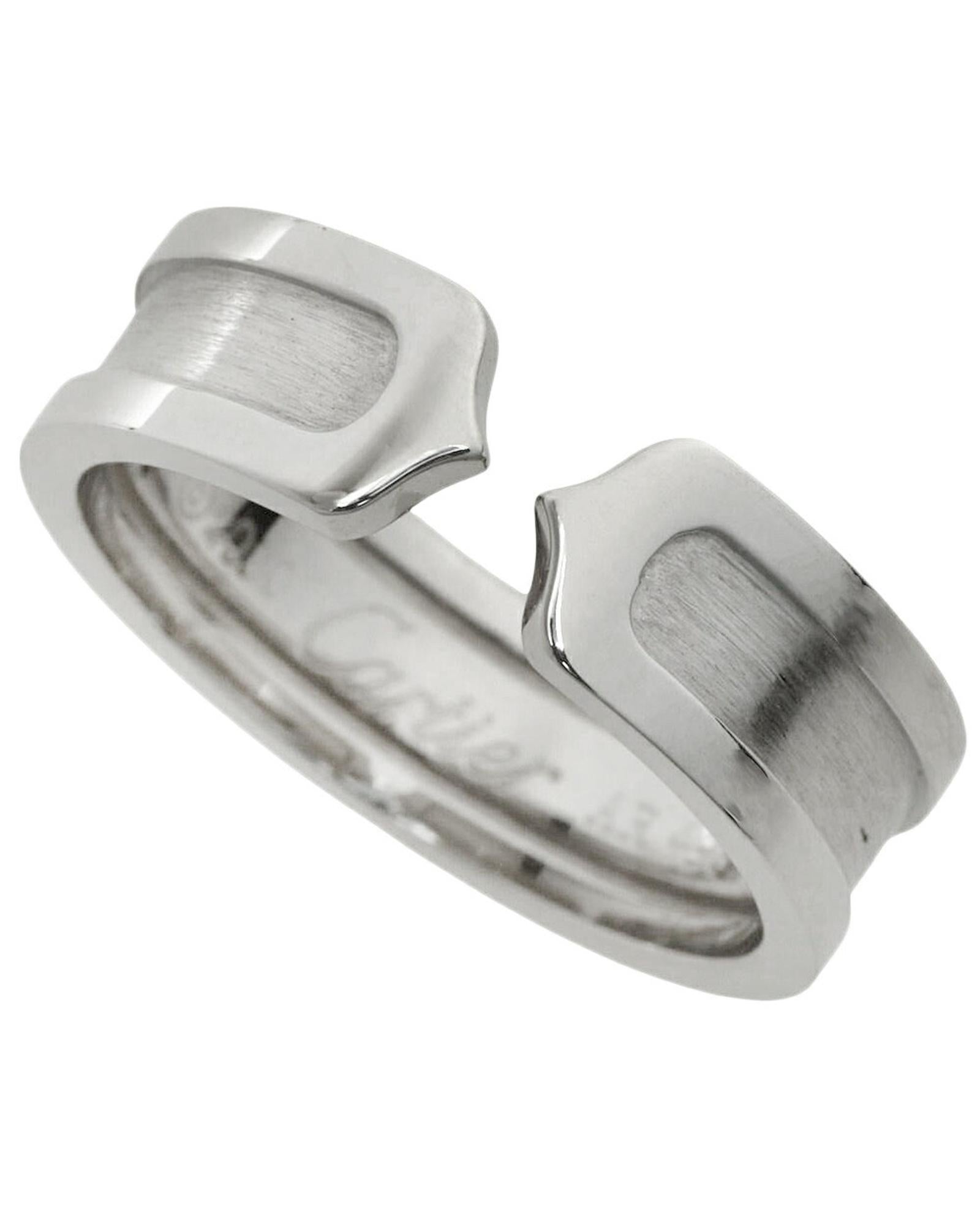 White Gold C2 Ring with Case and Certificate